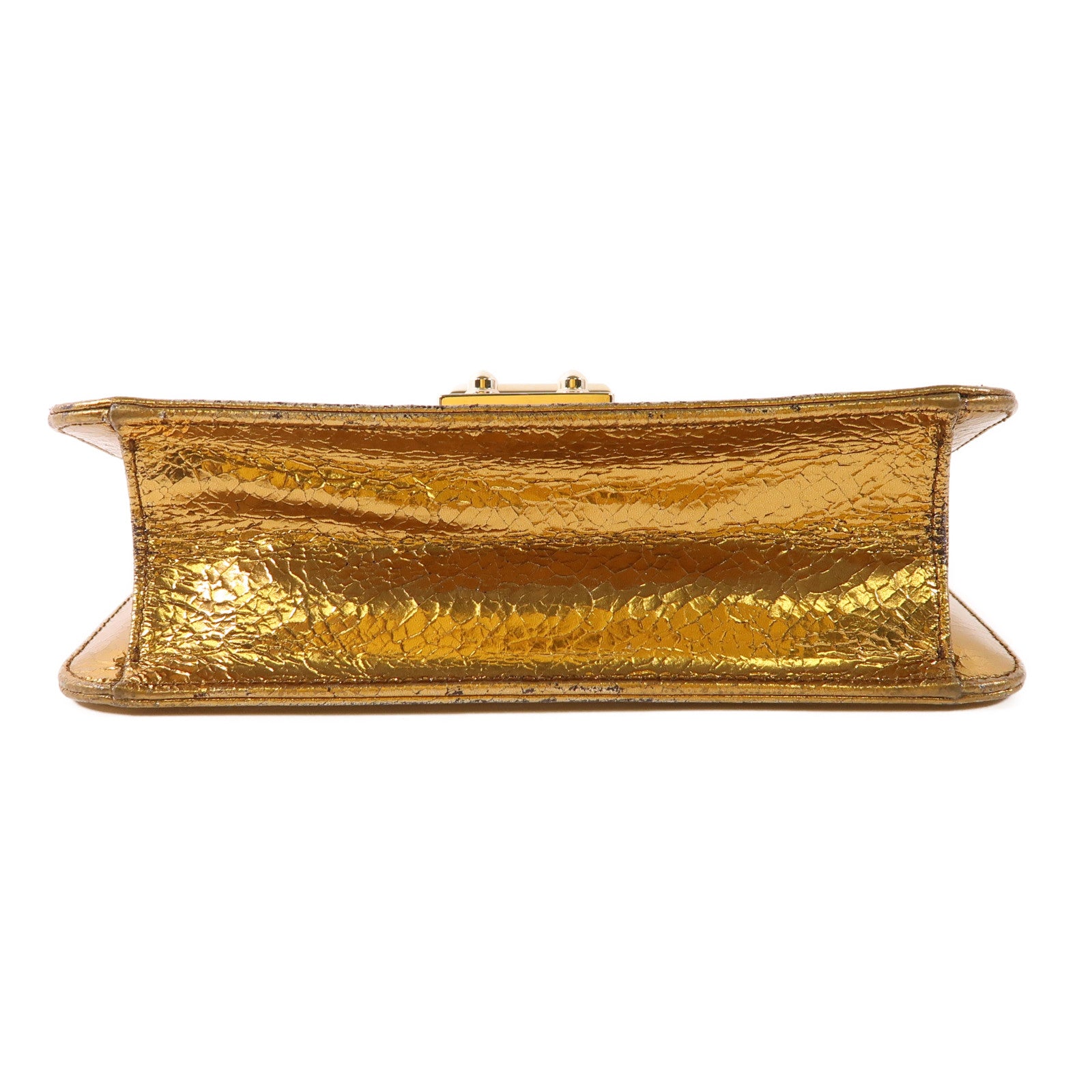 Dior 皮革Chain Shoulder金扣鏈帶肩背袋