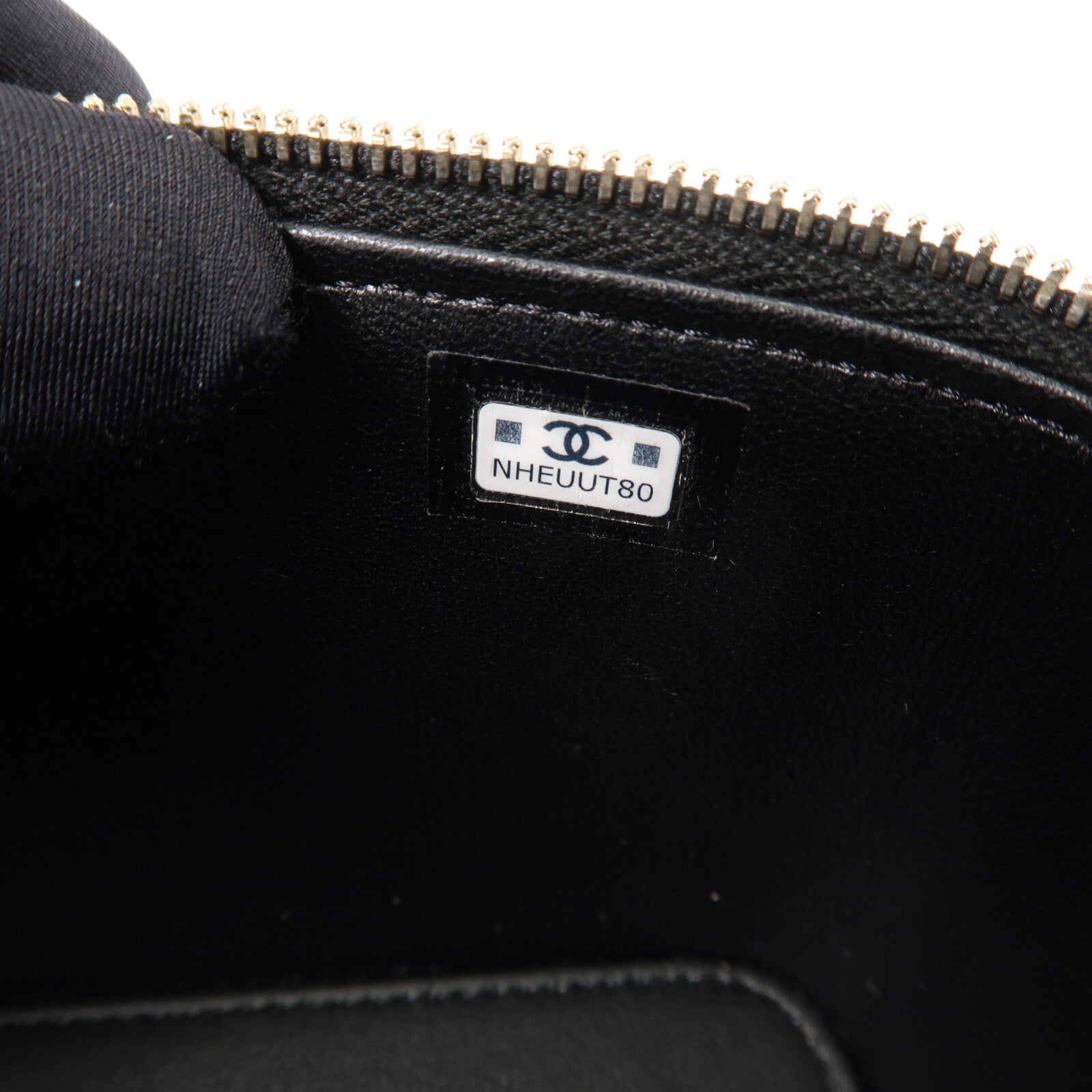 CHANEL 羊皮皮革Vanity Case鏈帶肩背袋