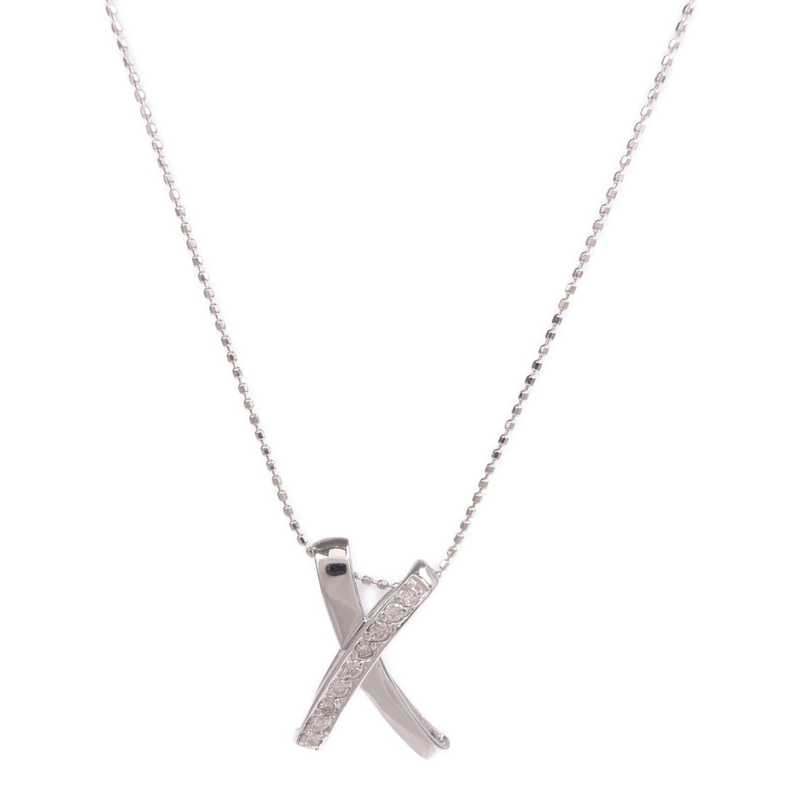 JEWELRY 18K白金Diamond Necklace鑽石項鍊