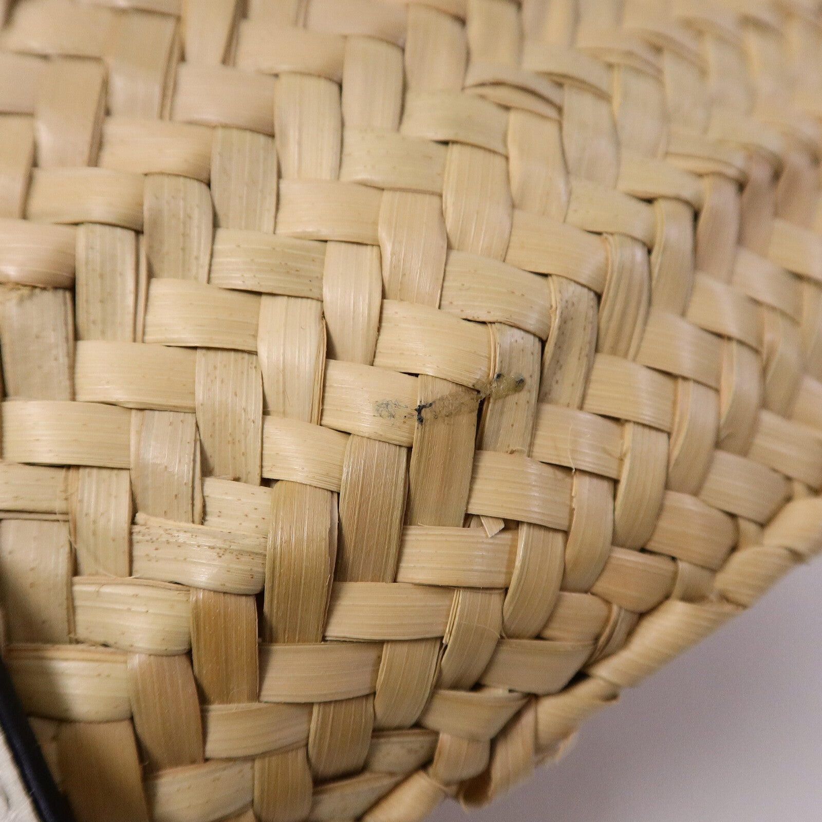 LOEWE Raffia/牛皮皮革Basket Bag肩背袋