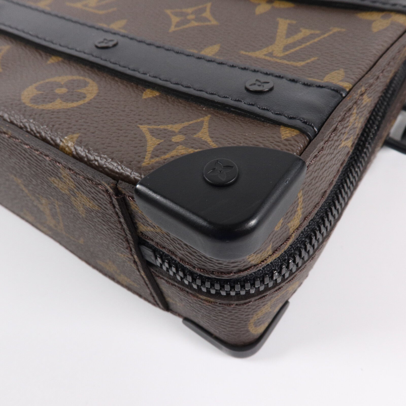 LOUIS VUITTON Monogram Macassar Handle Soft Truck手挽肩背兩用袋