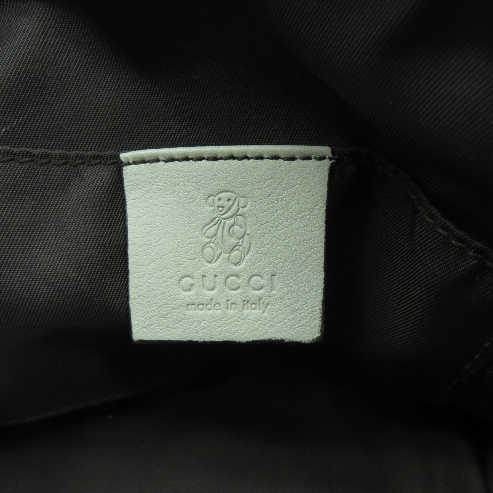 GUCCI 【激減優惠】塗層帆布Boston Bag銀扣手挽袋白色
