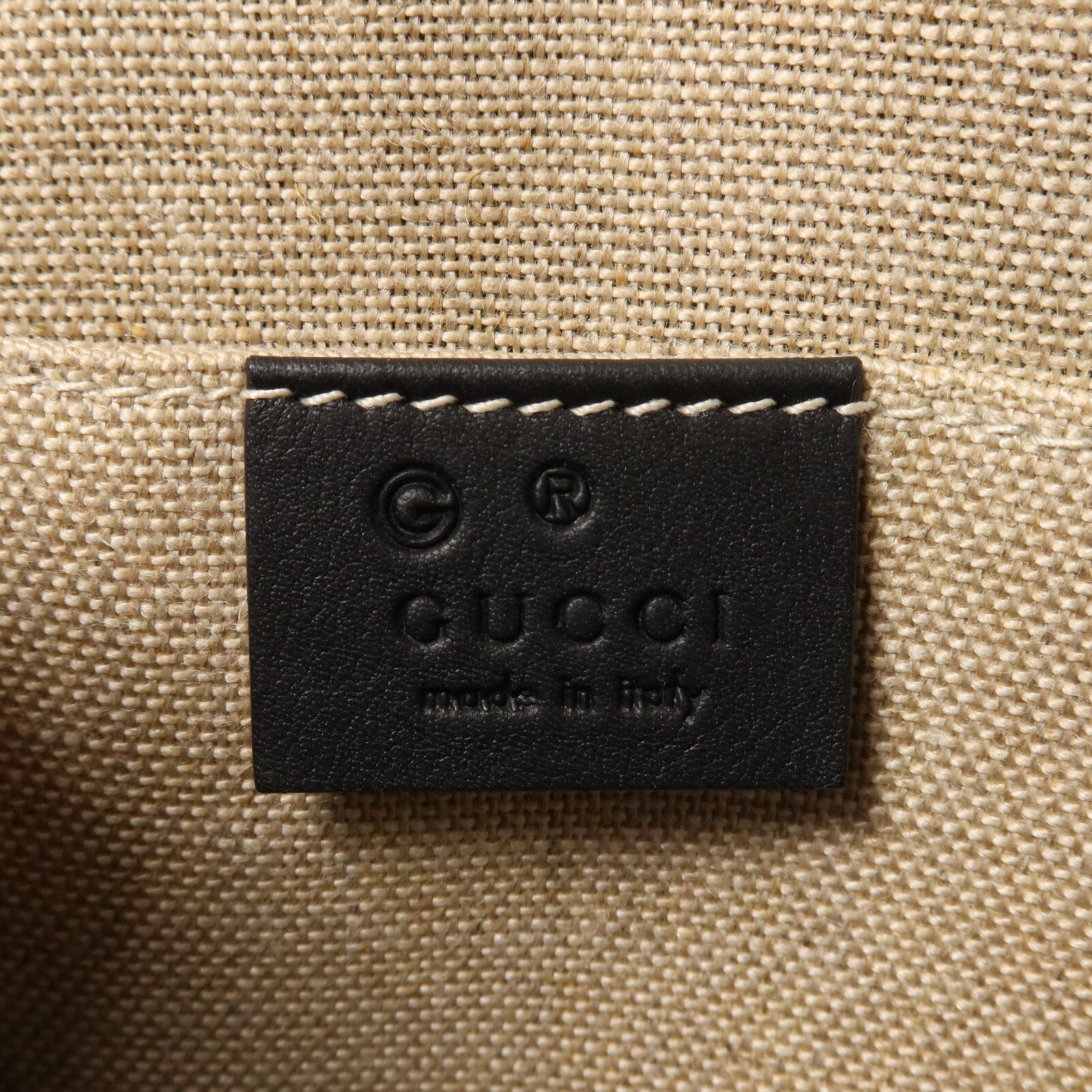 GUCCI 牛皮皮革Micro Guccissima手挽肩背兩用袋