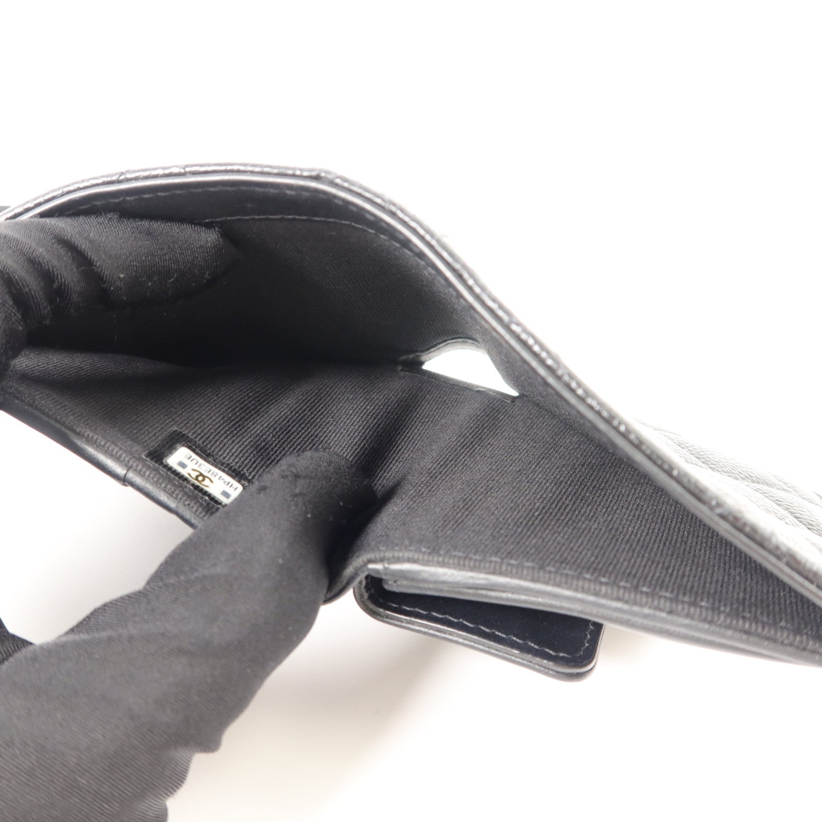 CHANEL 牛皮皮革Bifold Wallet錢包