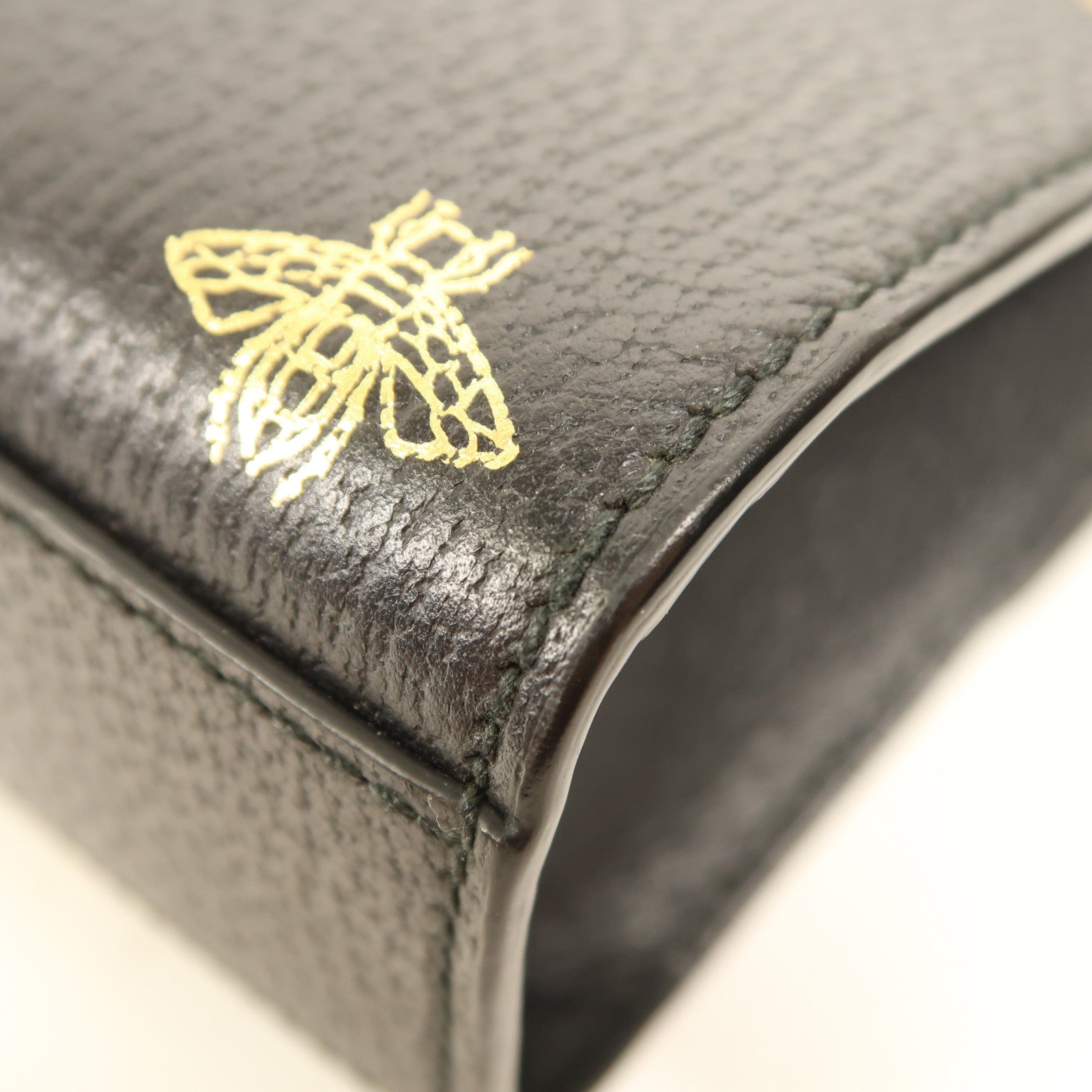 GUCCI 皮革Shoulder Bag金扣鏈帶肩背袋