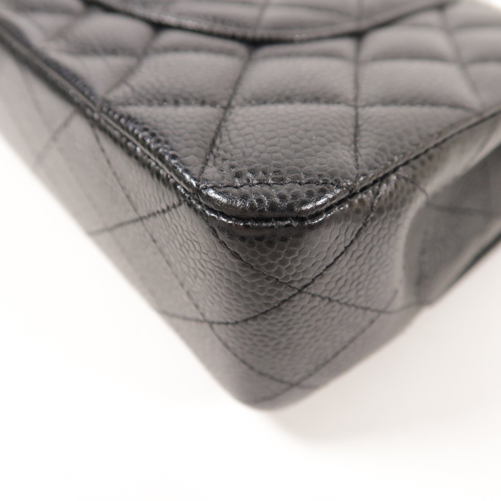 CHANEL 牛皮皮革Classic 25銀扣鏈帶肩背袋