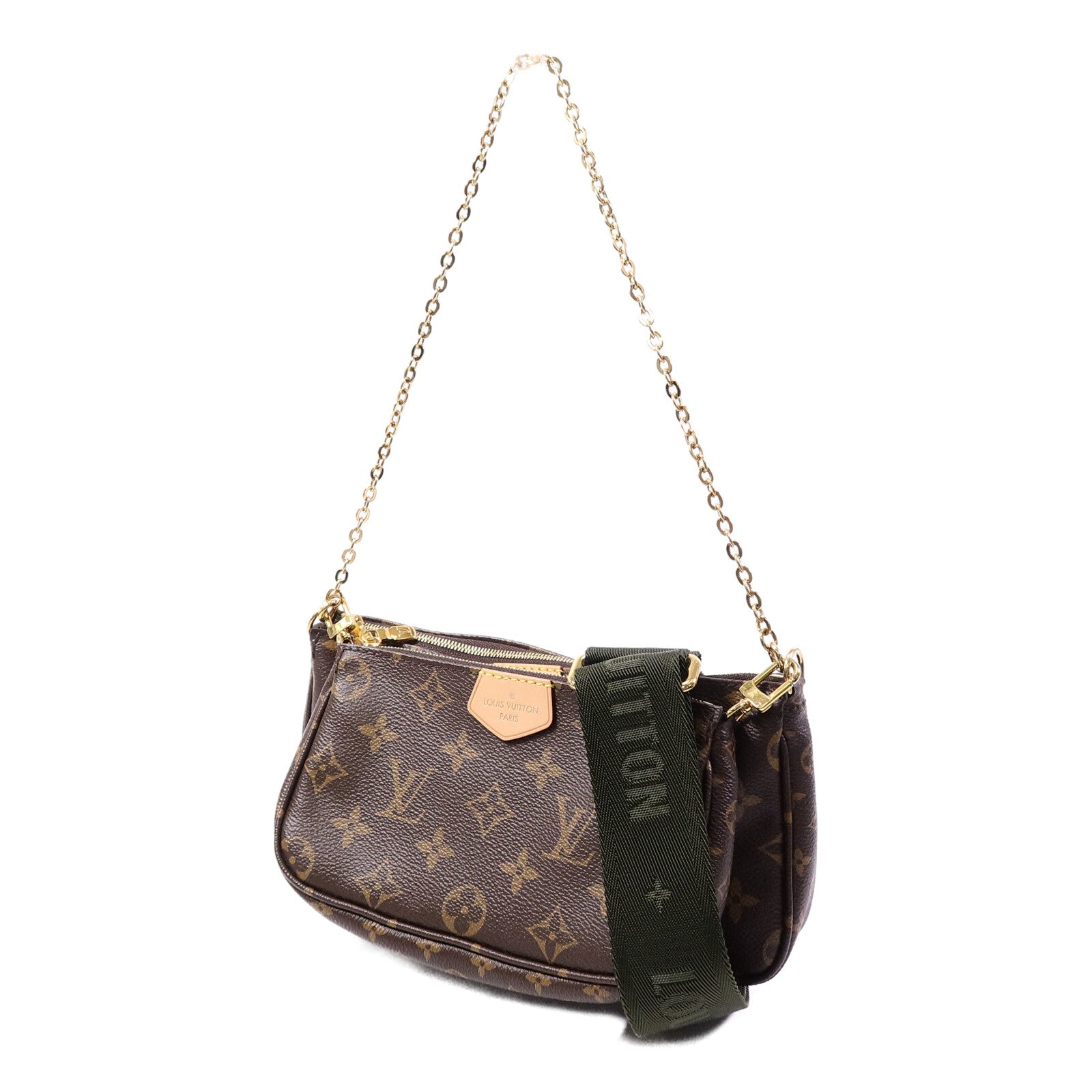 LOUIS VUITTON Monogram Multi Pochette Accessoires金扣肩背袋