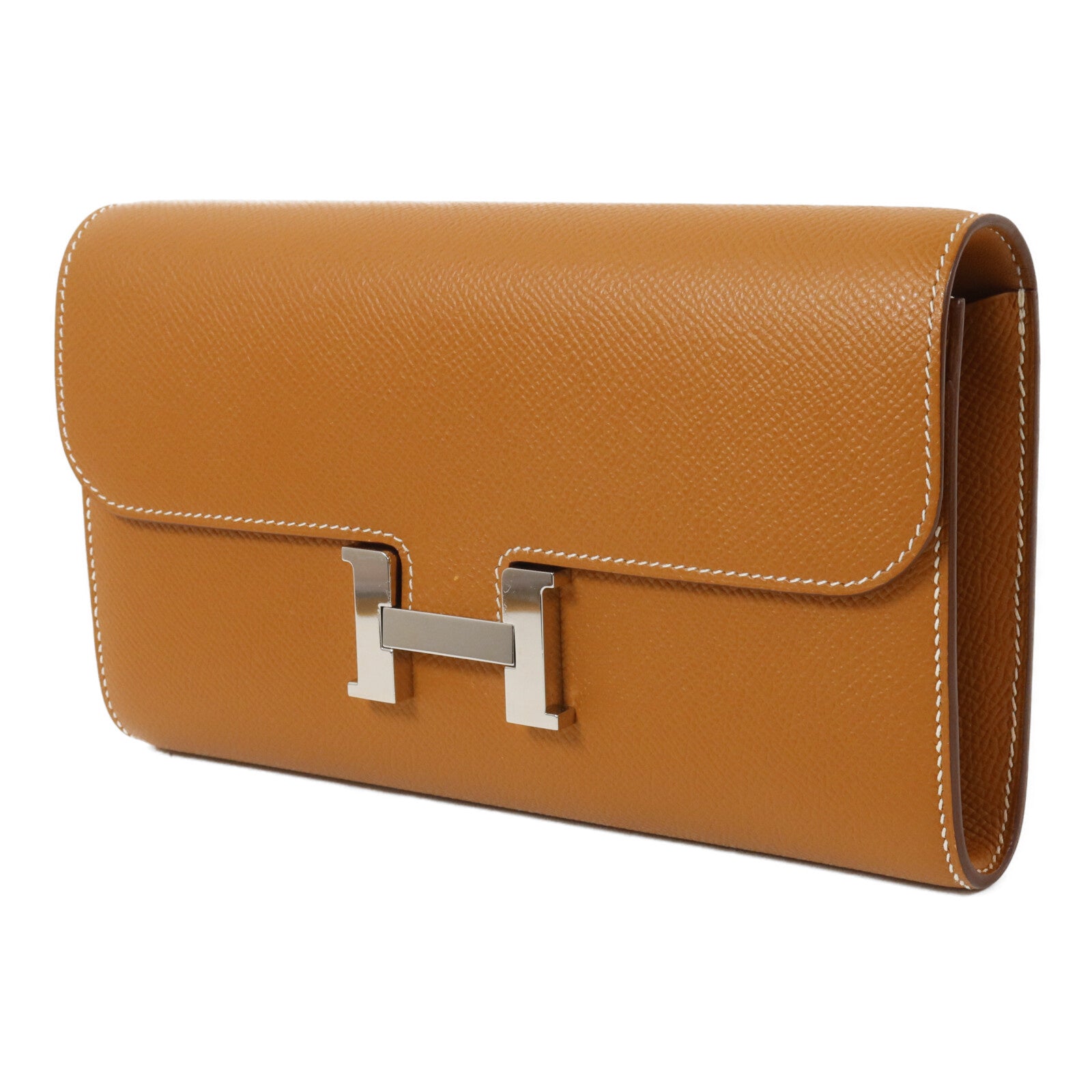 HERMES Epsom皮革Constance To Go肩背袋Gold