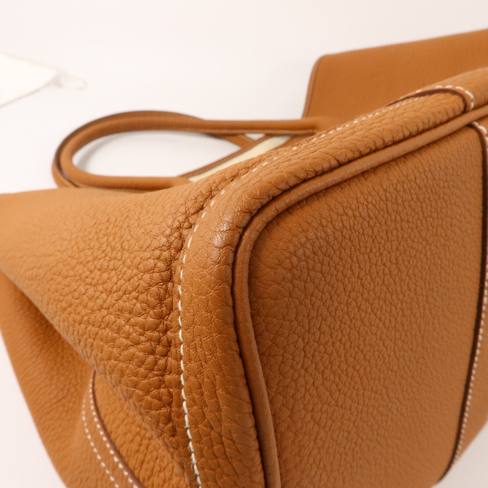 HERMES Negonda皮革Garden Party PM手挽袋Gold