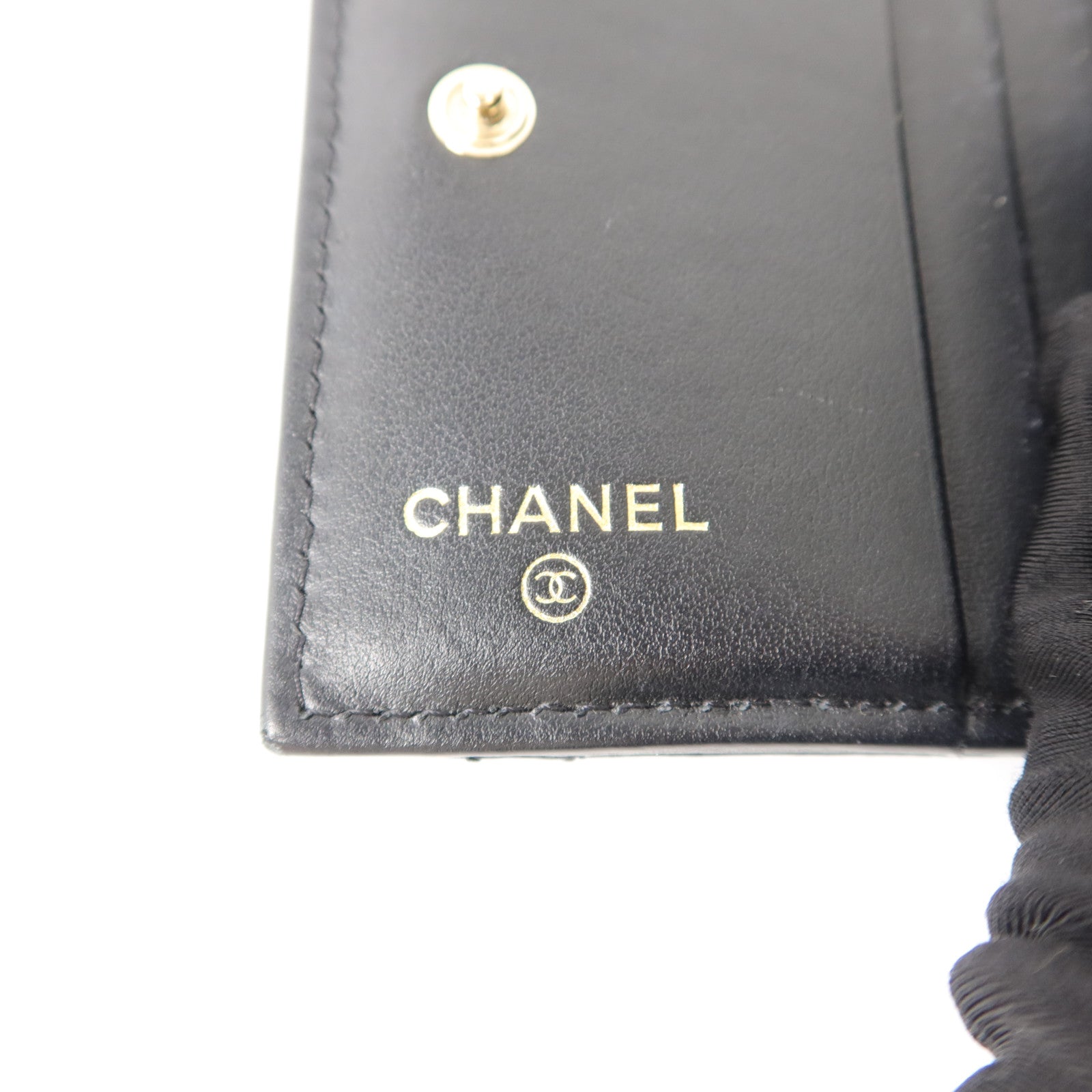 CHANEL 牛皮皮革Bifold Wallet錢包