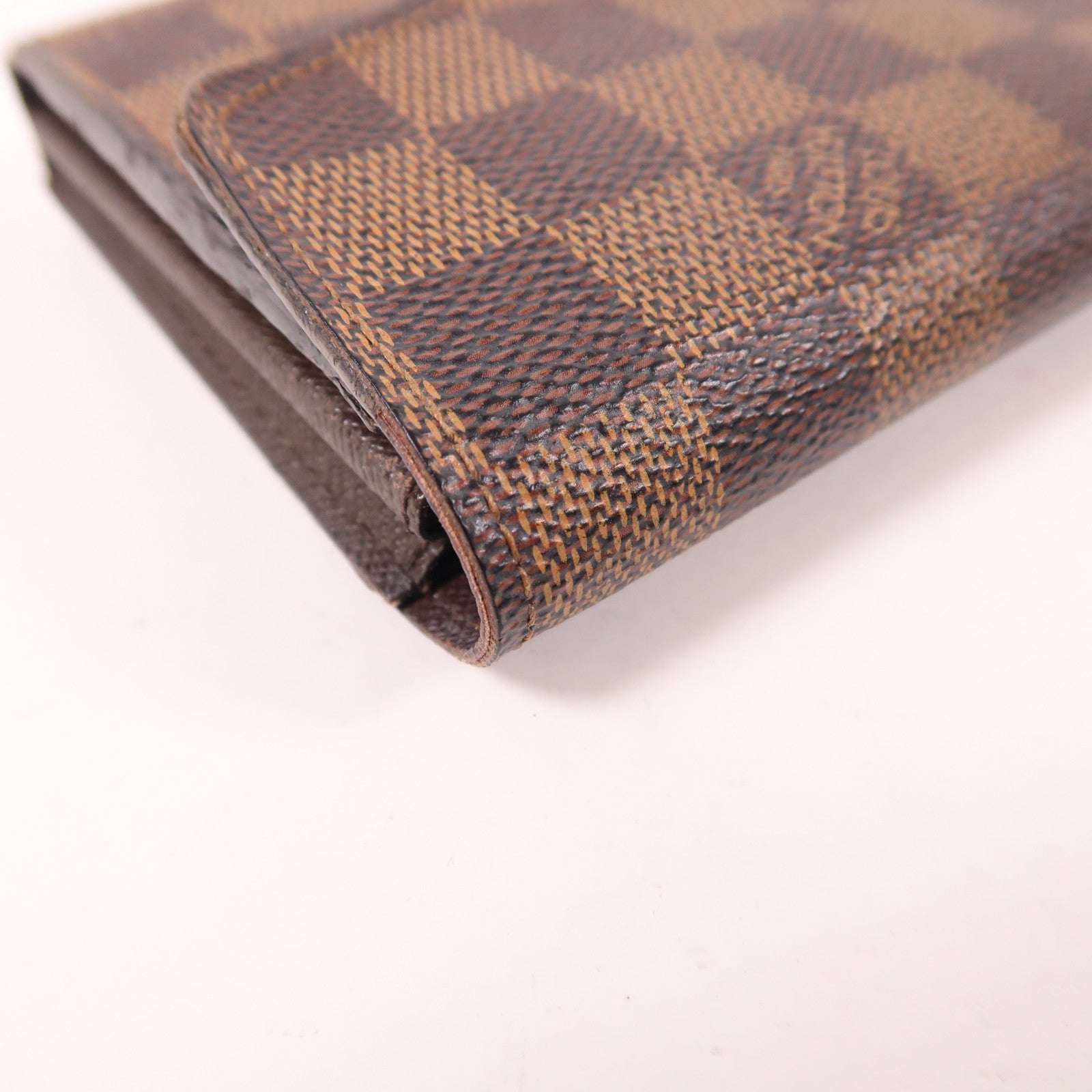 LOUIS VUITTON 【激減優惠】Damier Ebene Sarah金扣長錢包