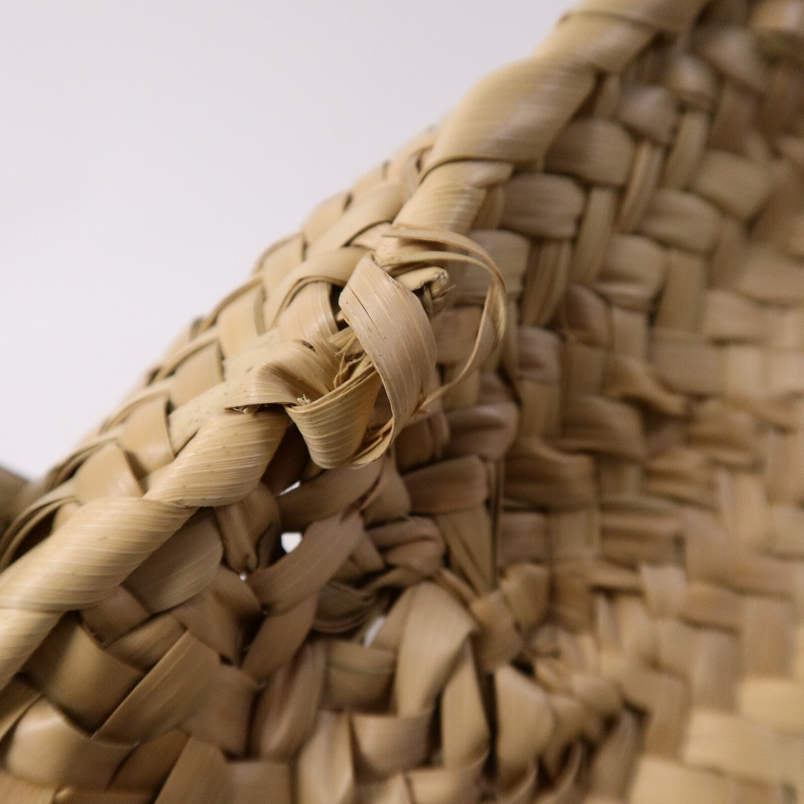 LOEWE Raffia/牛皮皮革Basket Bag肩背袋
