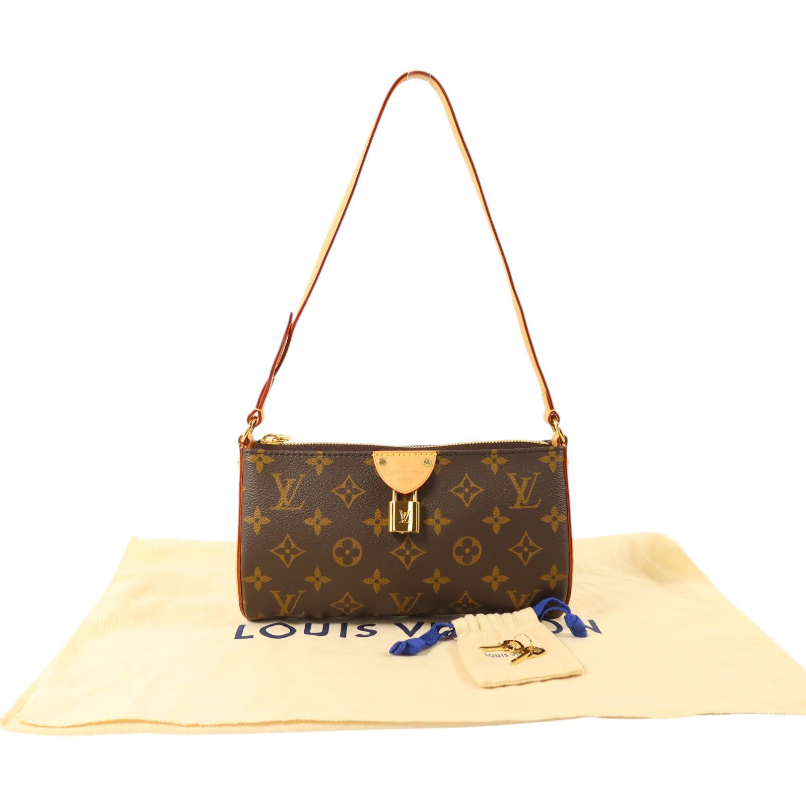 LOUIS VUITTON Monogram Porchette Tirette金扣肩背袋
