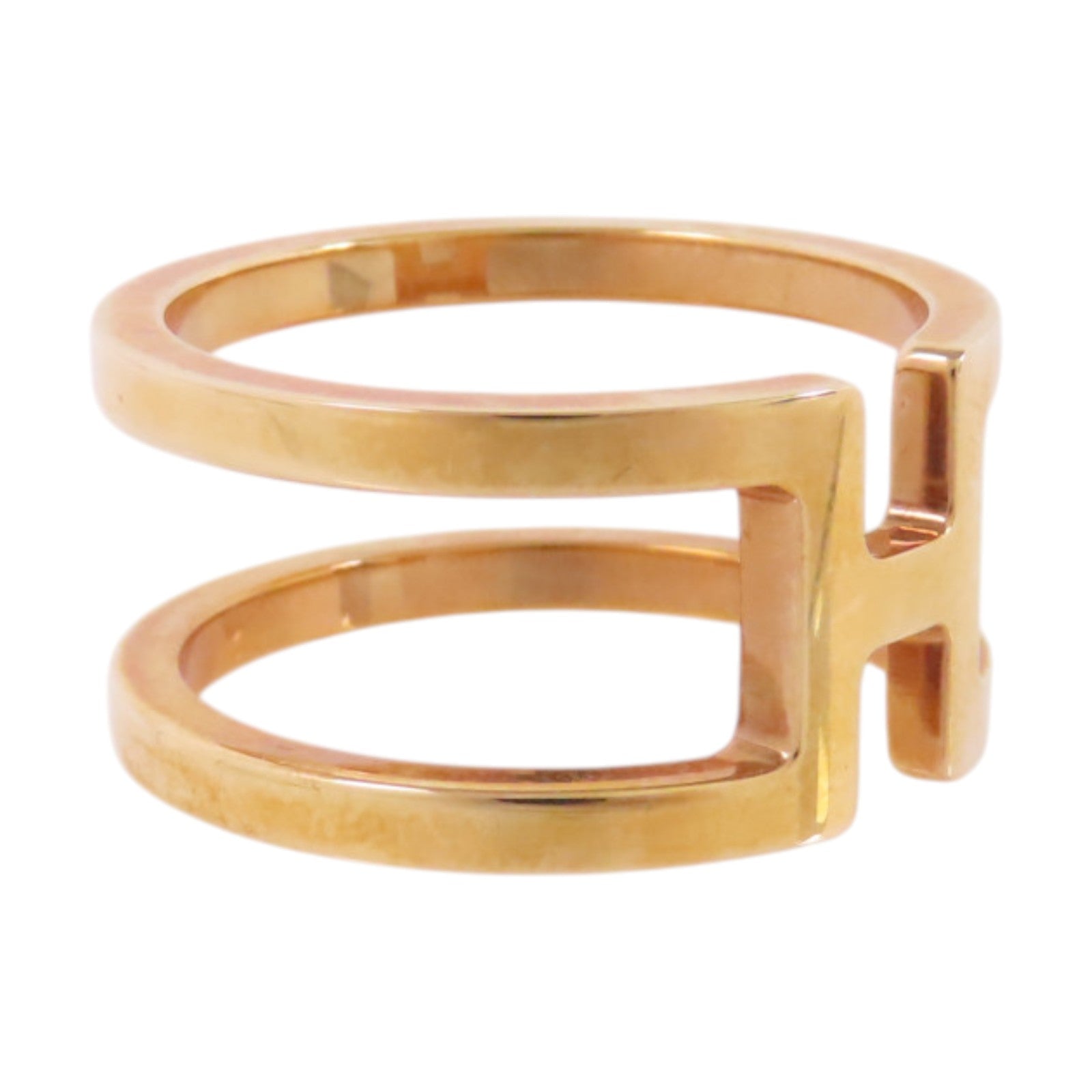 HERMES Permabrass E Enrond Scarf Ring Metal
