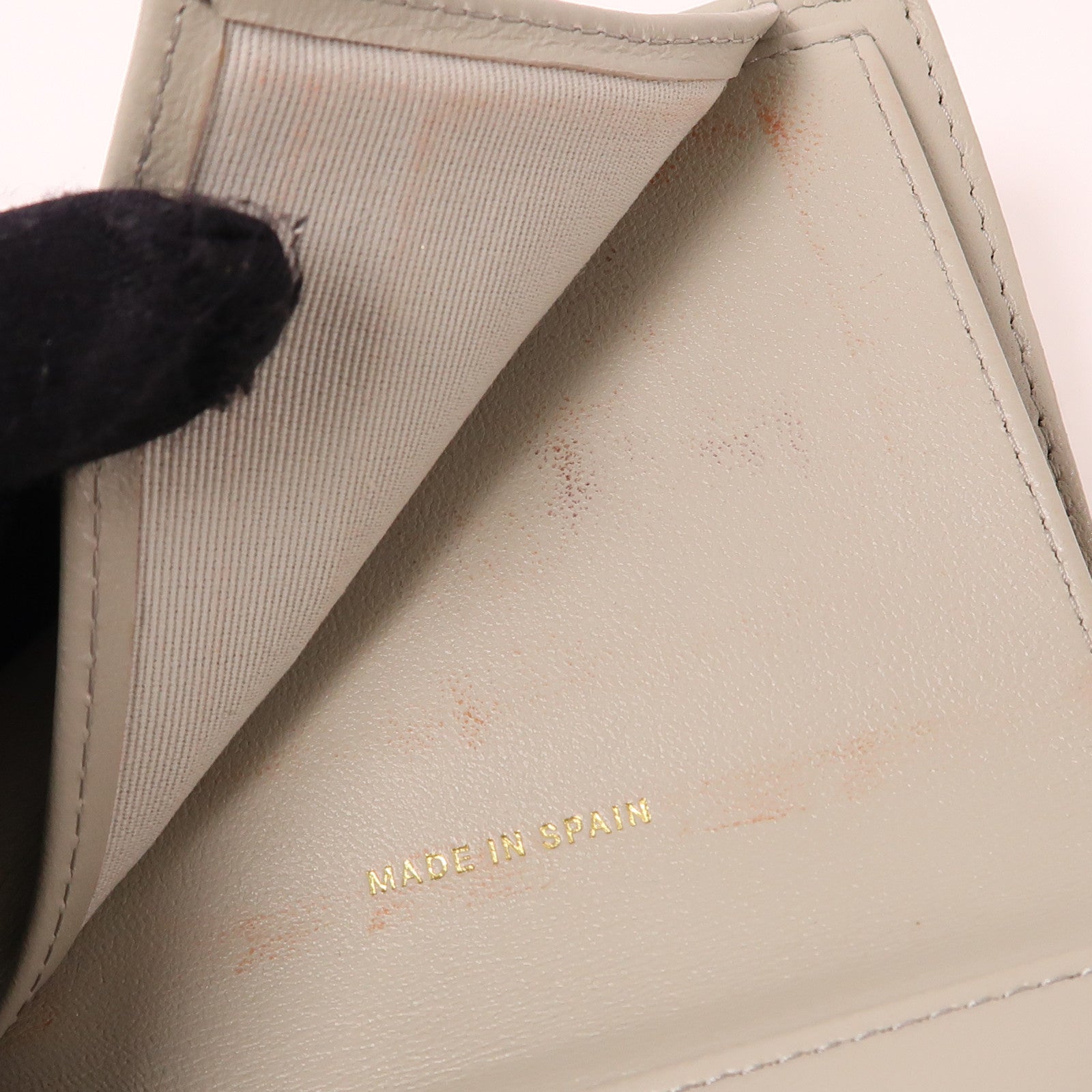 CHANEL 羊皮皮革Wallet金扣錢包