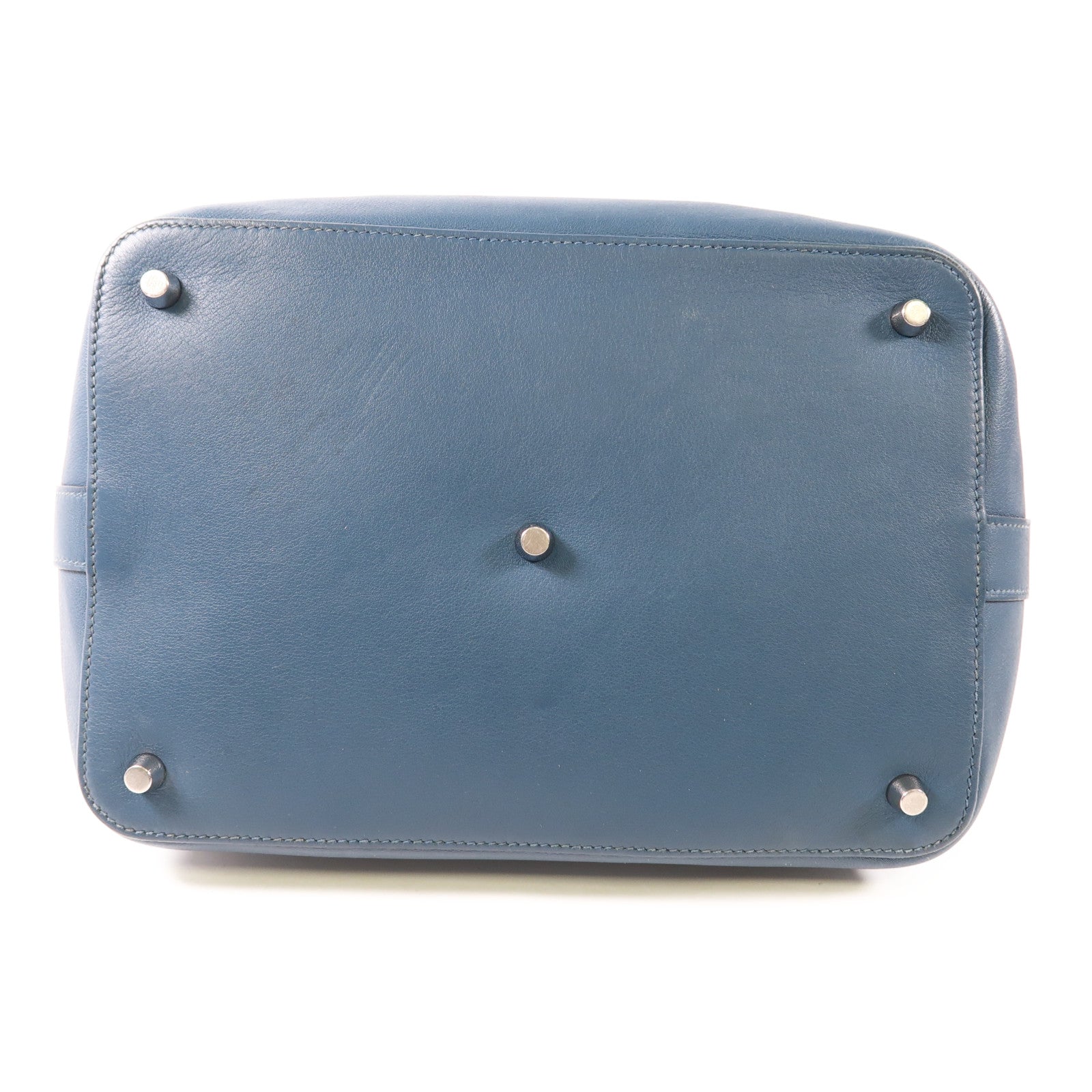 HERMES Evercolor皮革Toolbox 26銀扣手挽肩背兩用袋