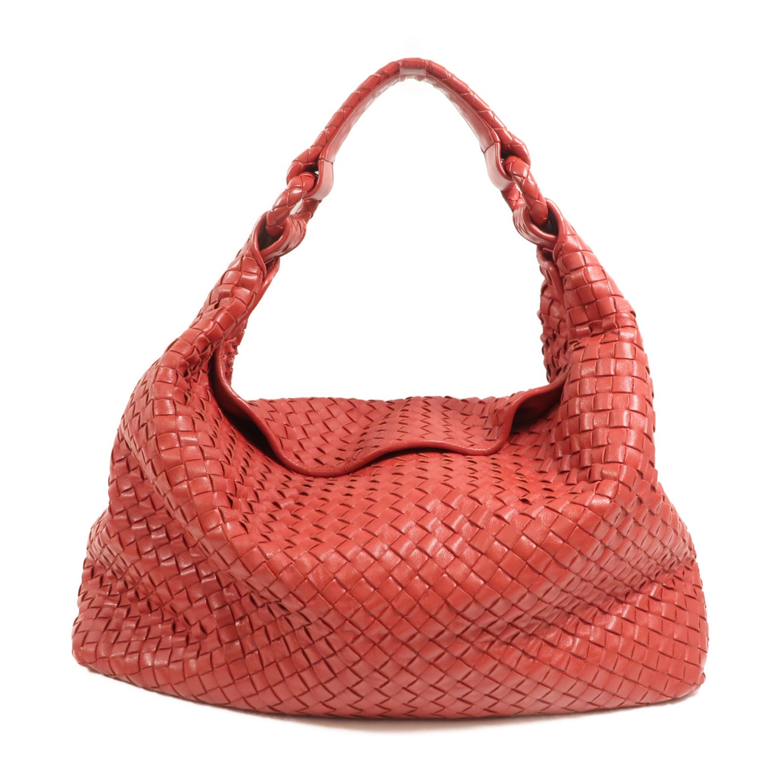 BOTTEGA VENETA 羊皮皮革Shoulder Bag銀扣肩背袋