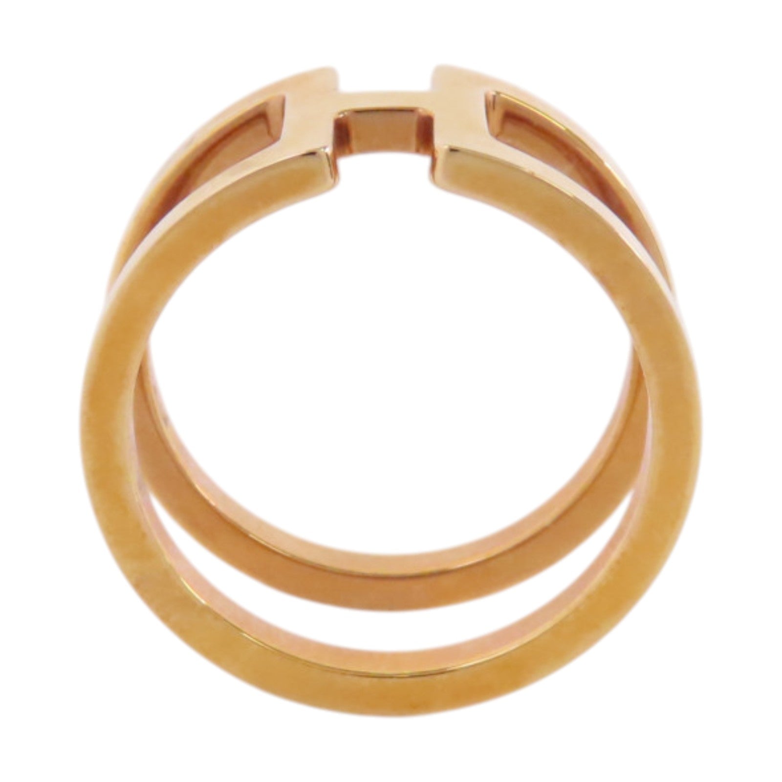 HERMES Permabrass E Enrond Scarf Ring Metal
