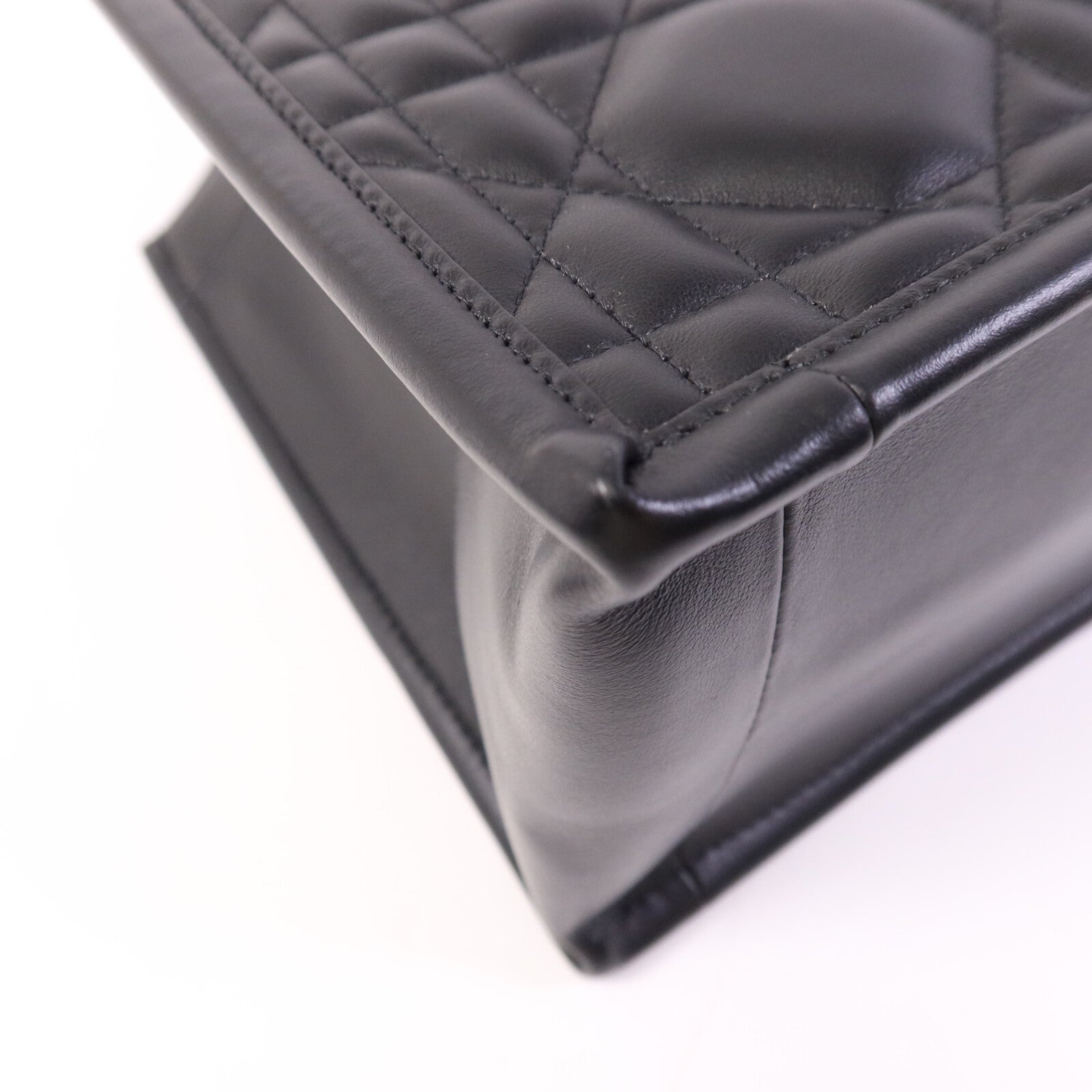 Dior 牛皮皮革Book Tote Small金扣手挽肩背兩用袋
