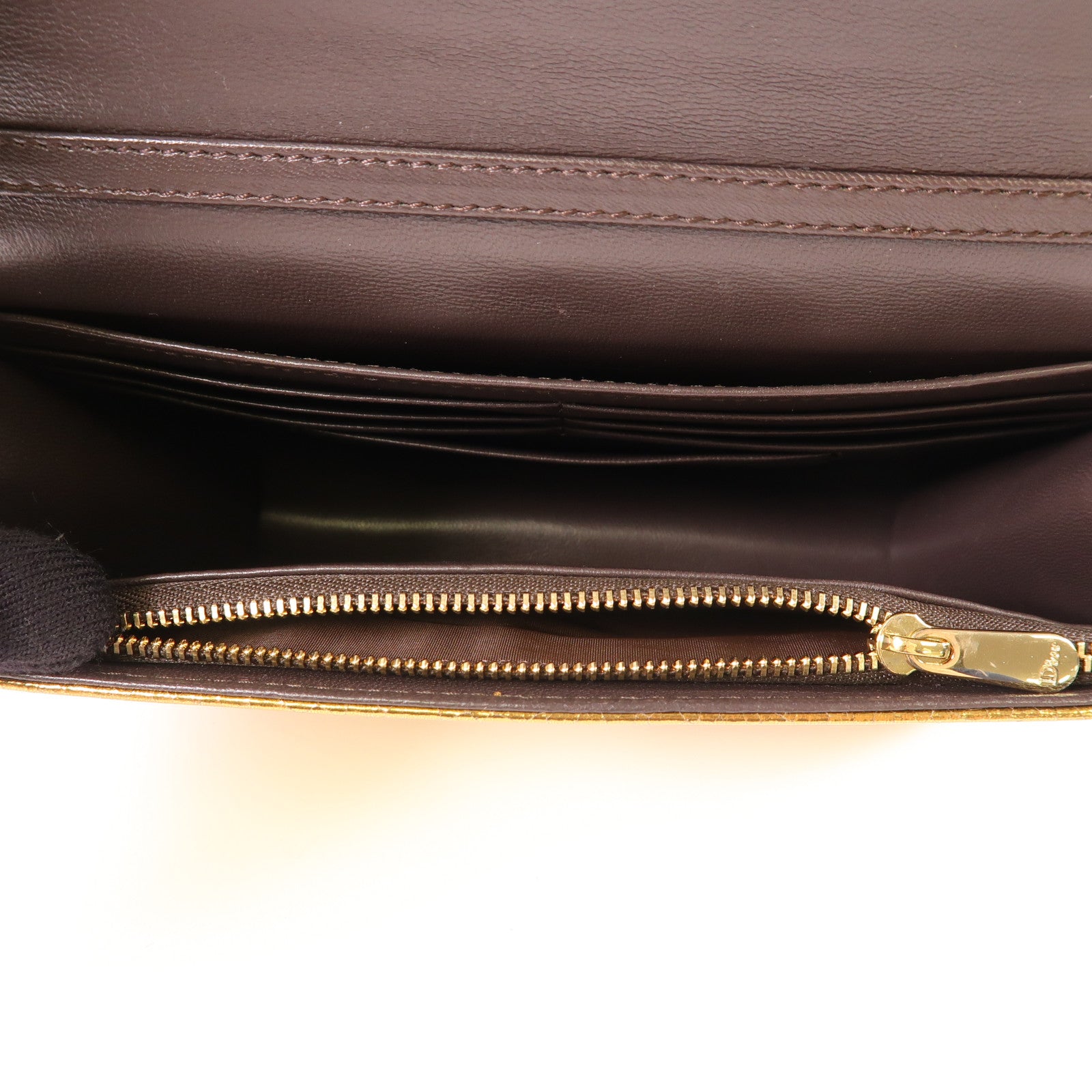 Dior 皮革Chain Shoulder金扣鏈帶肩背袋