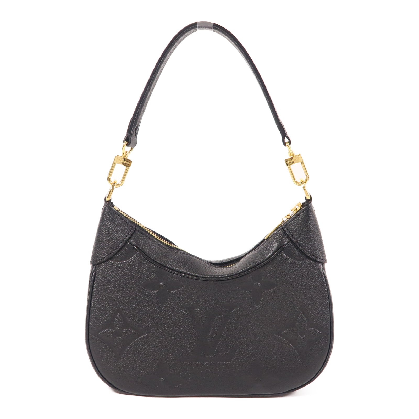 LOUIS VUITTON Monogram Empreinte Bagatelle金扣手挽肩背兩用袋