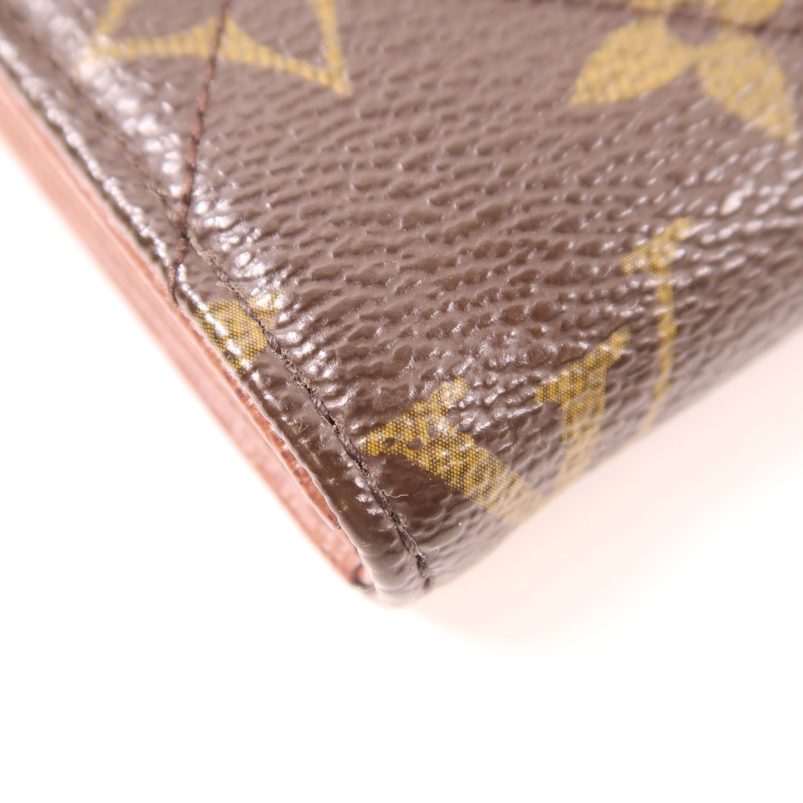 LOUIS VUITTON Monogram Etoile Portefeuille Sarah金扣長錢包棕色