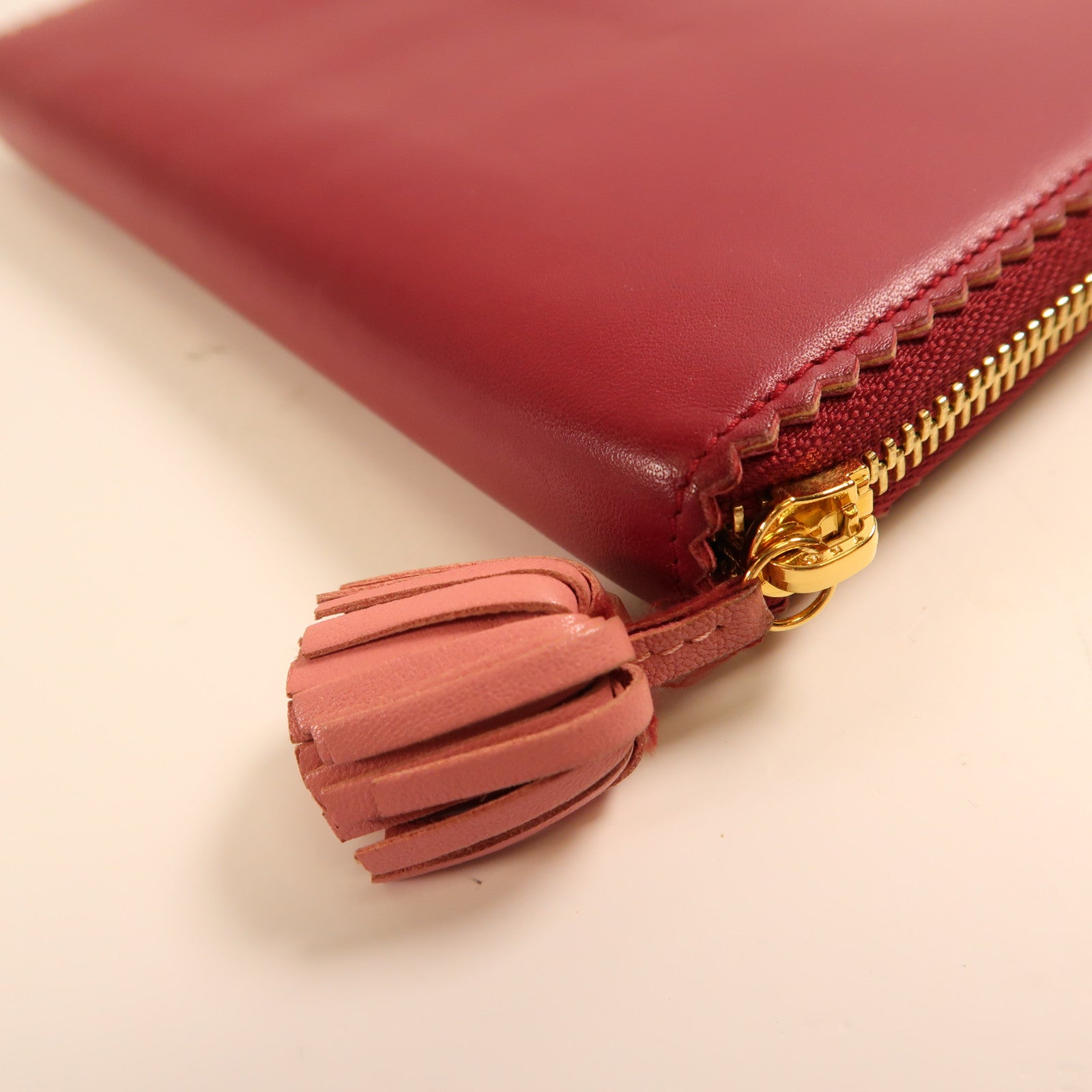 LOEWE 【激減優惠】羊皮皮革Long Wallet金扣長錢包