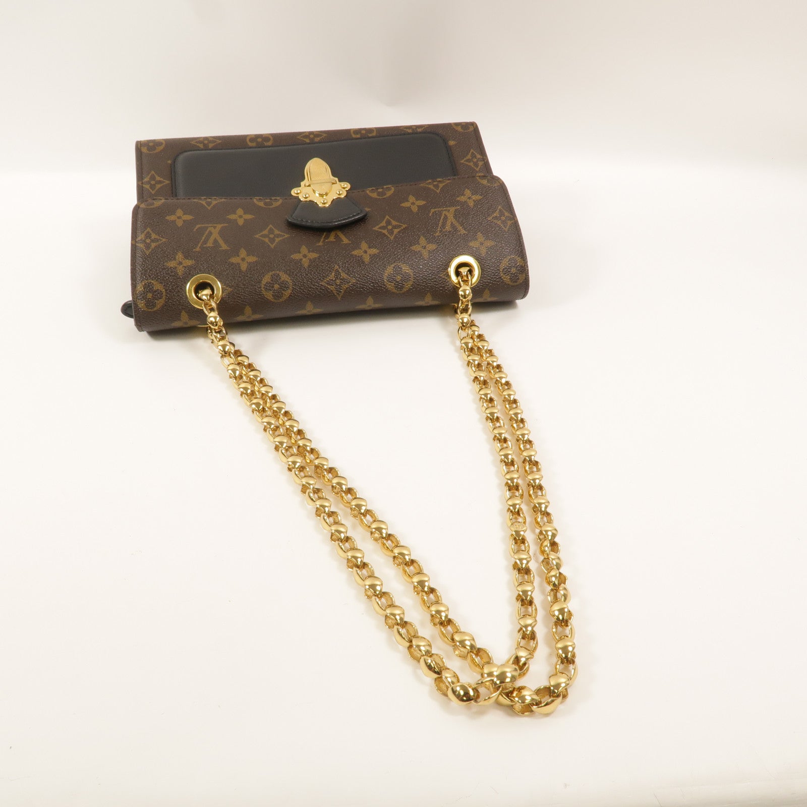 LOUIS VUITTON Monogram Victoire鏈帶肩背袋