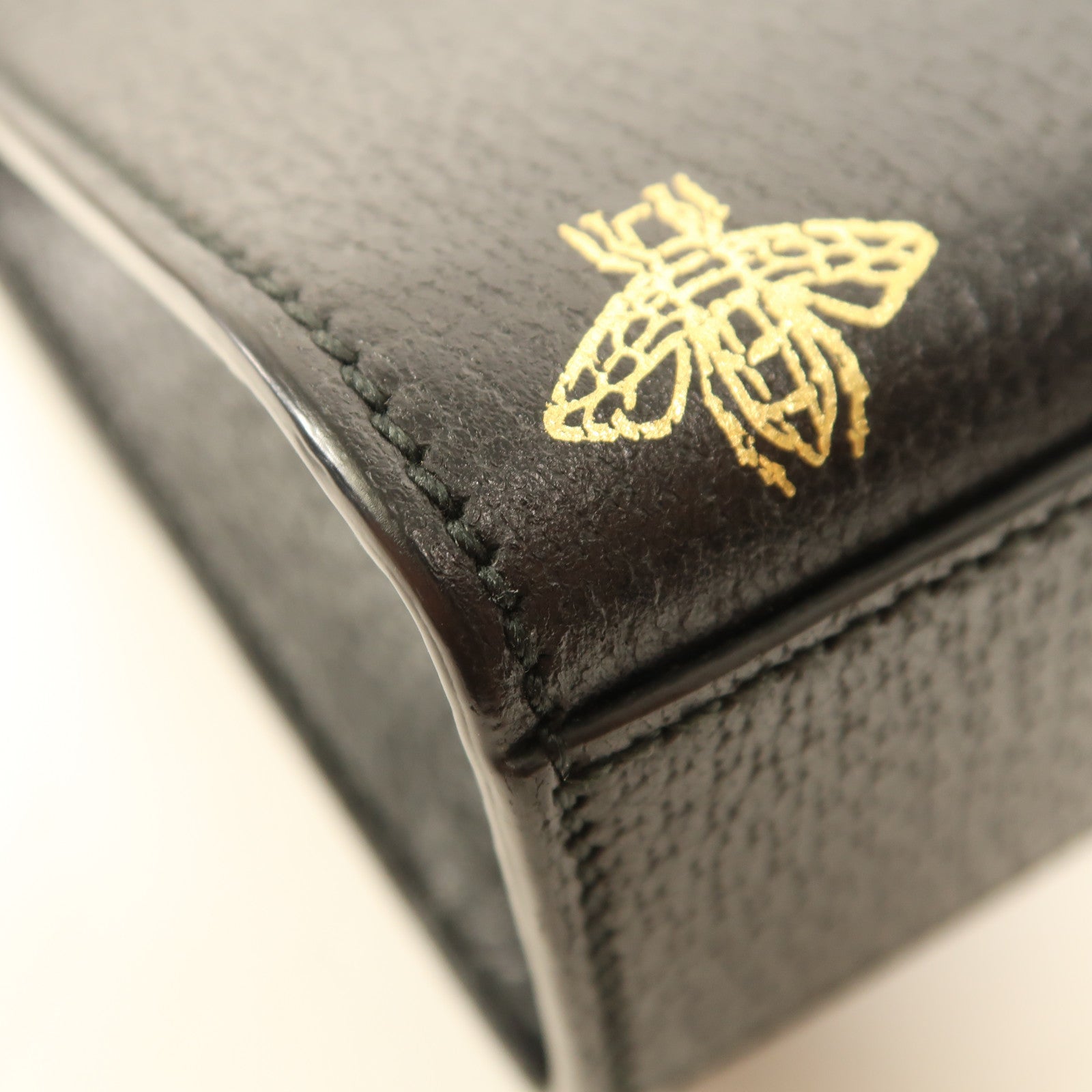 GUCCI 皮革Shoulder Bag金扣鏈帶肩背袋