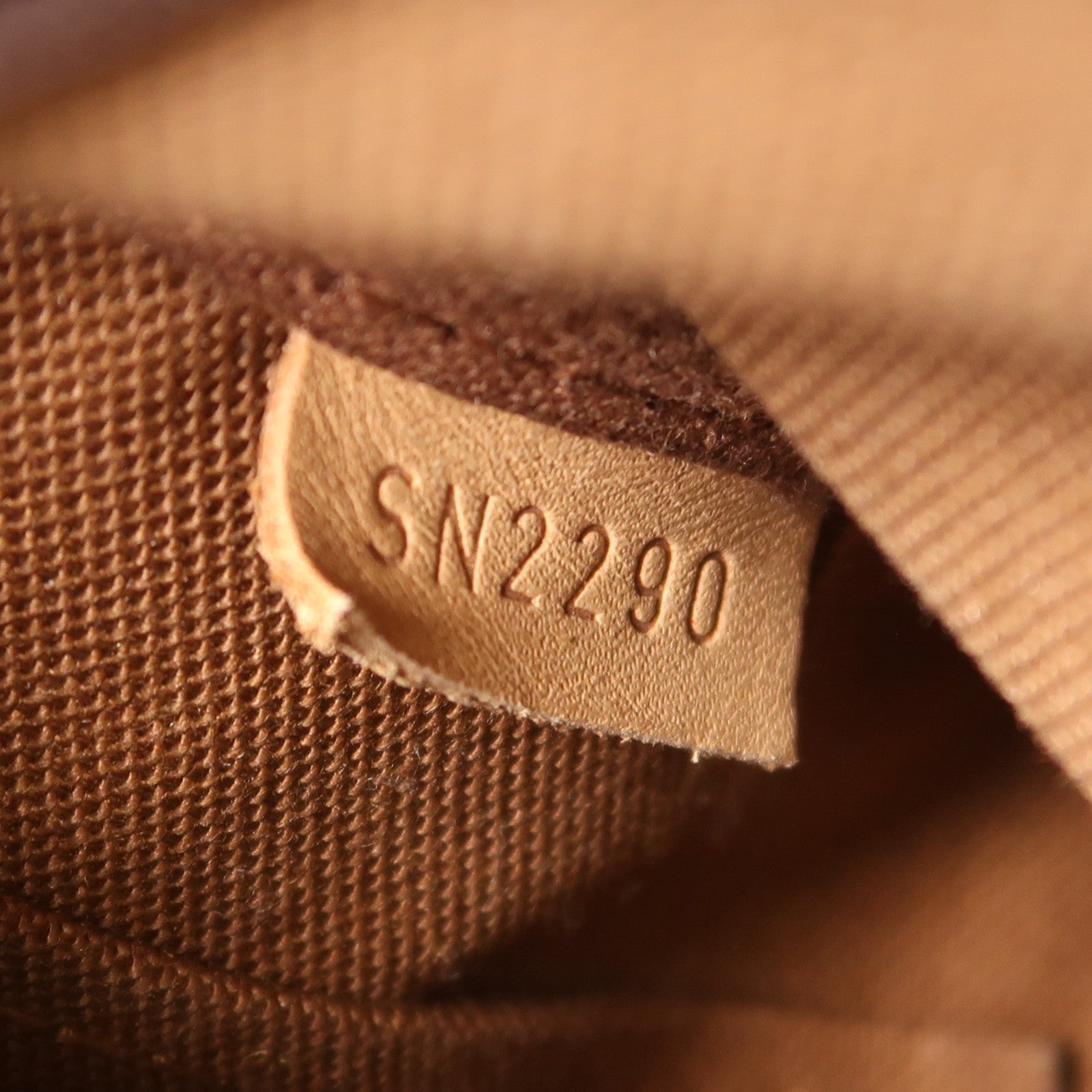 LOUIS VUITTON Monogram Multi Pochette Accessoires金扣手挽肩背兩用袋棕色