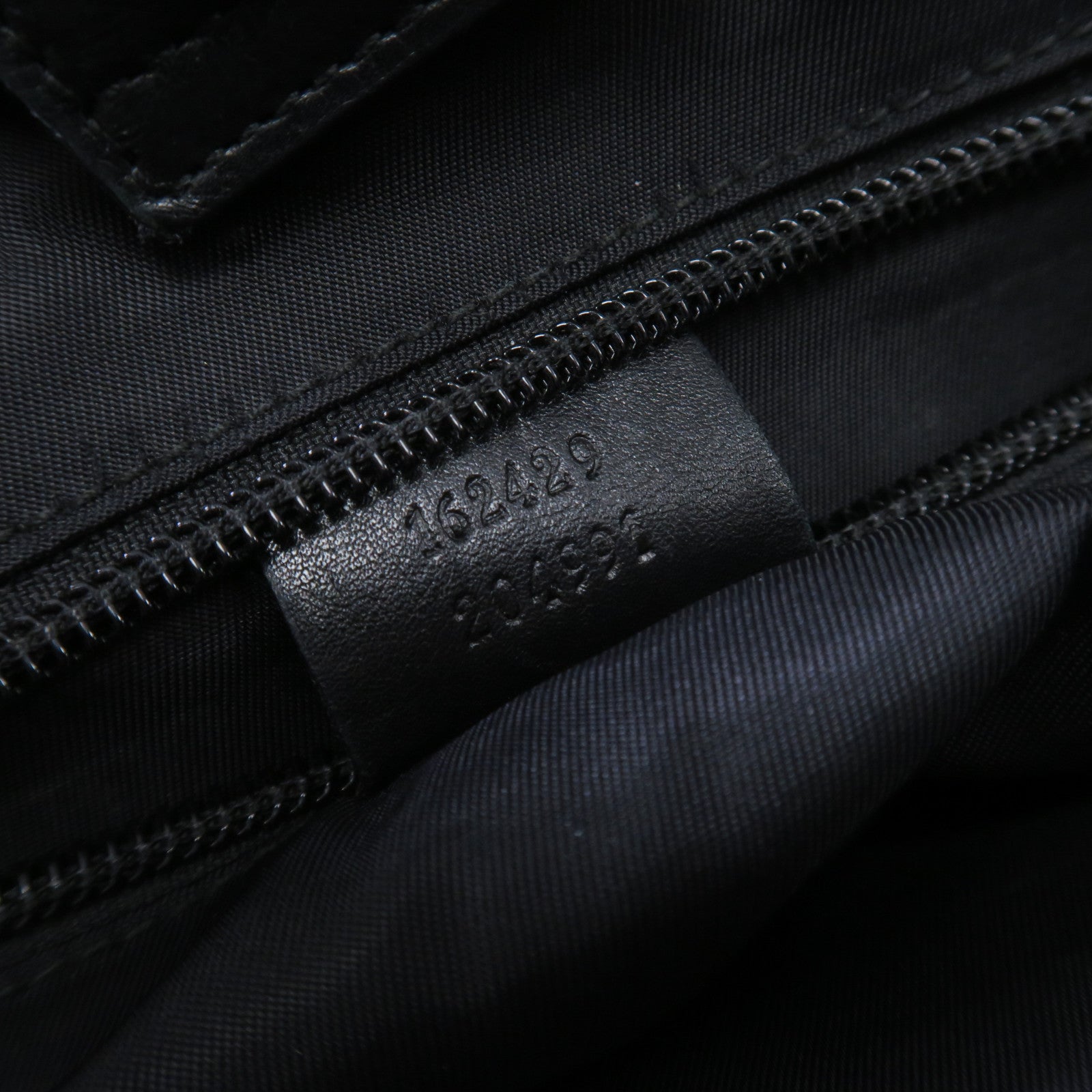 GUCCI 帆布Tote Bag銀扣手挽袋黑色