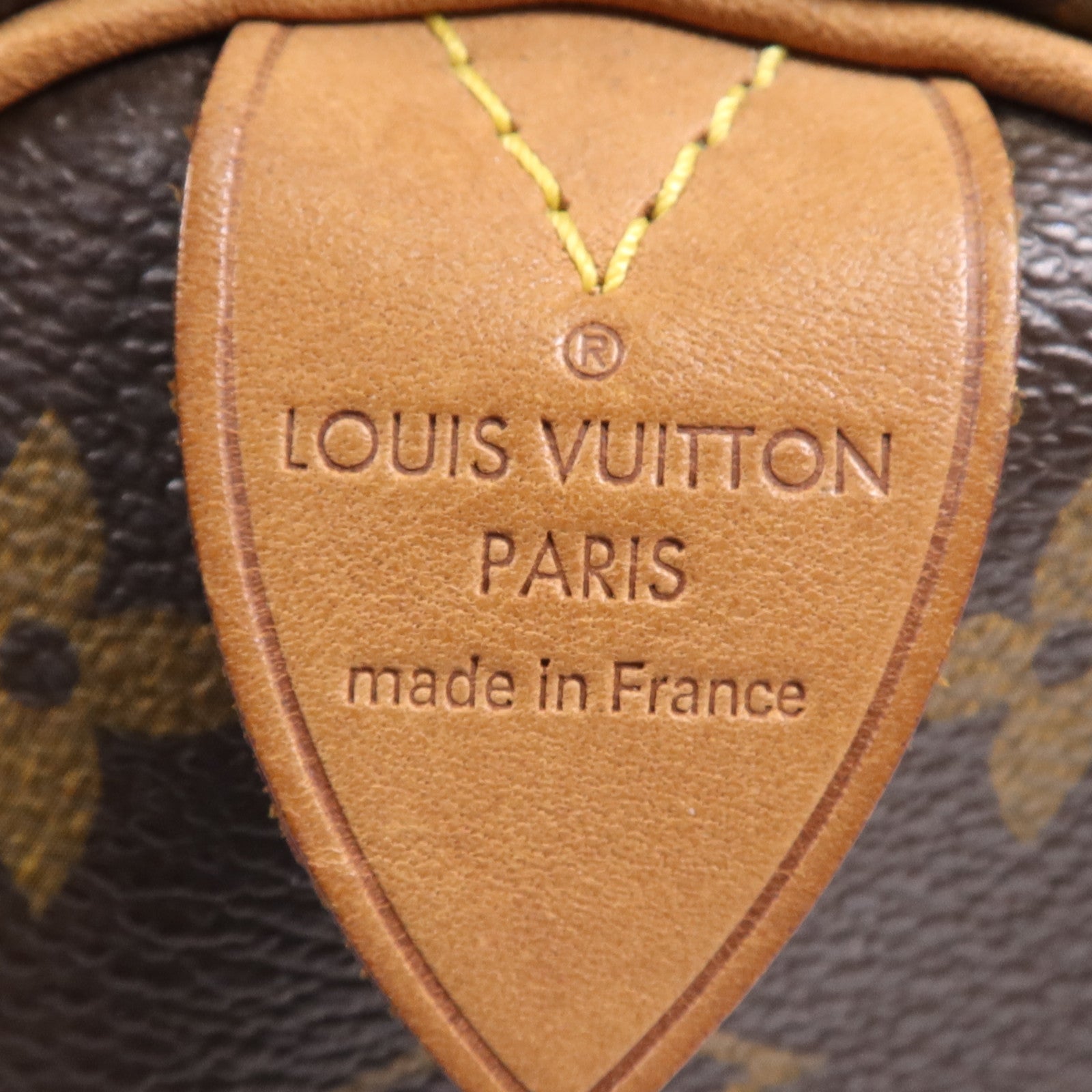 LOUIS VUITTON Monogram Speedy 25金扣手挽袋