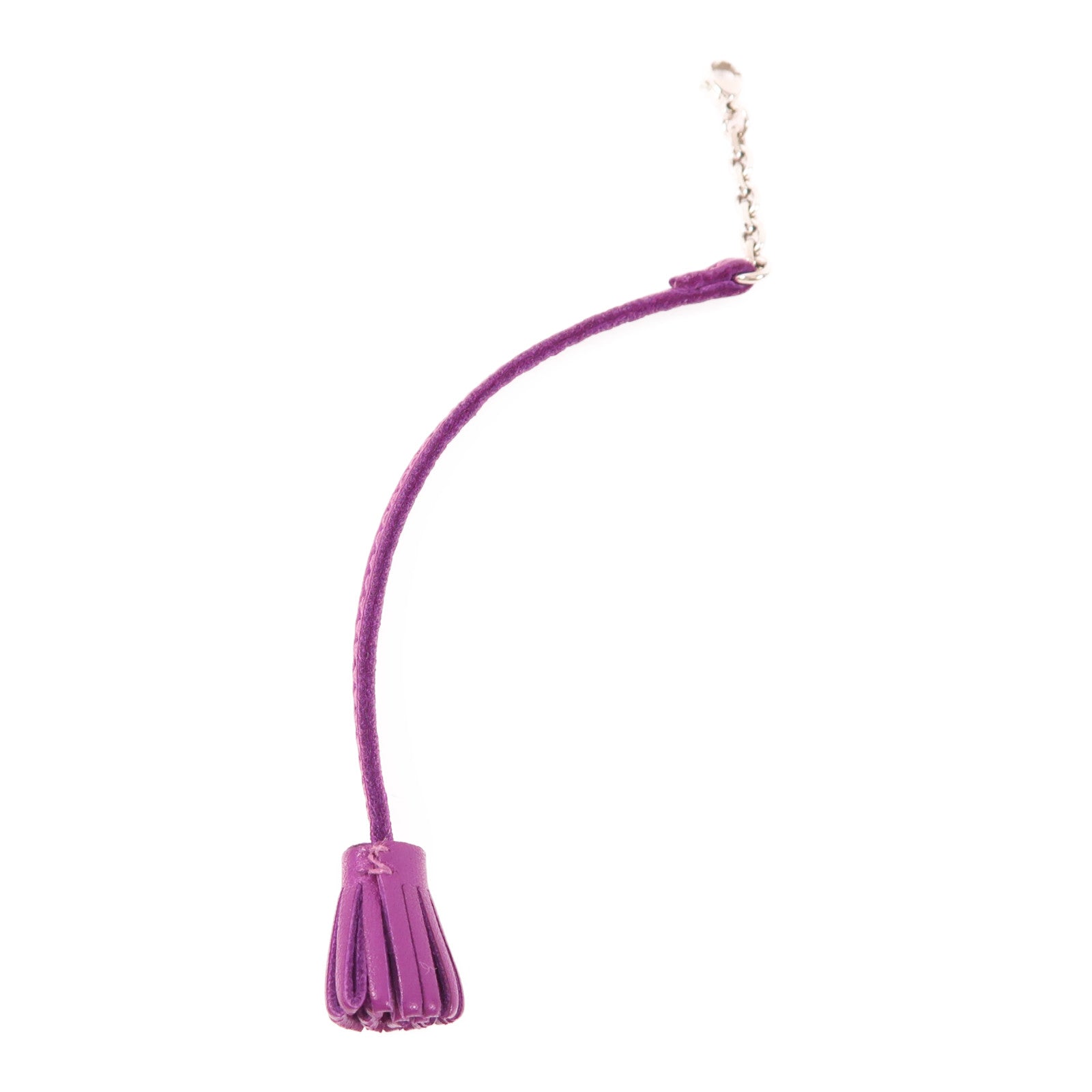 HERMES Swift皮革Carmencita銀扣掛飾