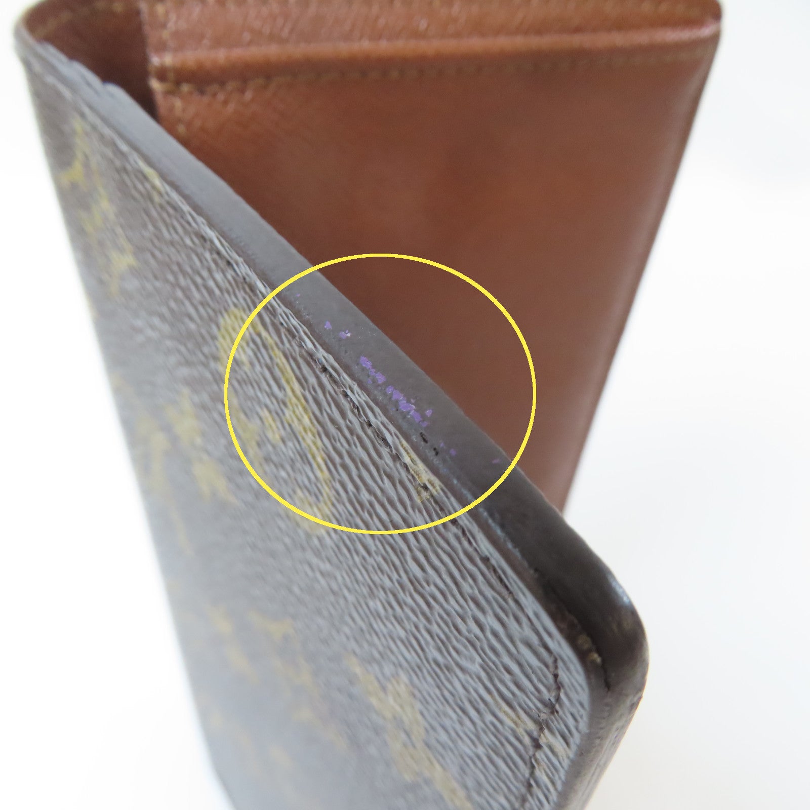 LOUIS VUITTON Monogram Brazza Long Wallet金扣長錢包啡色