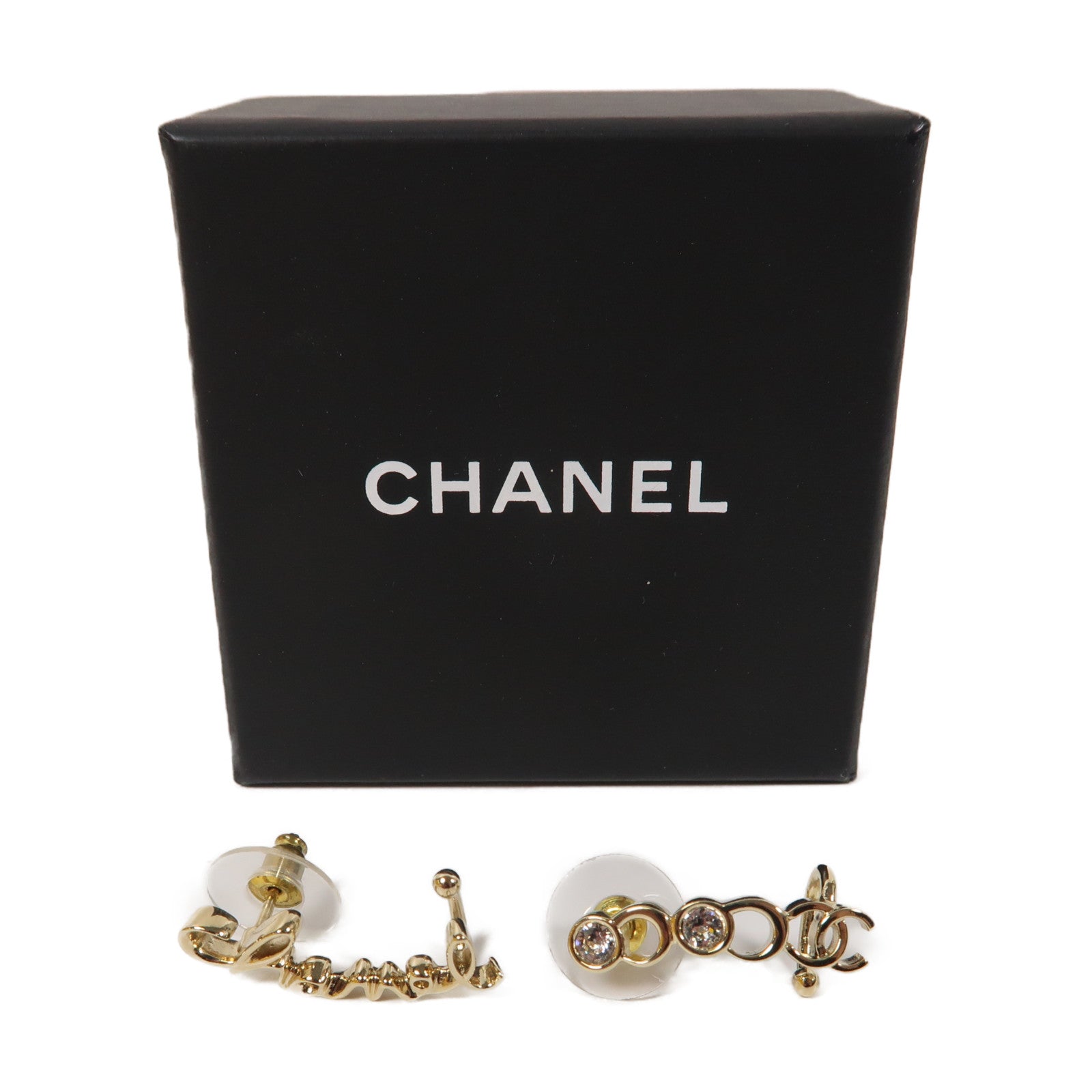 CHANEL 金屬Earrings耳環金色