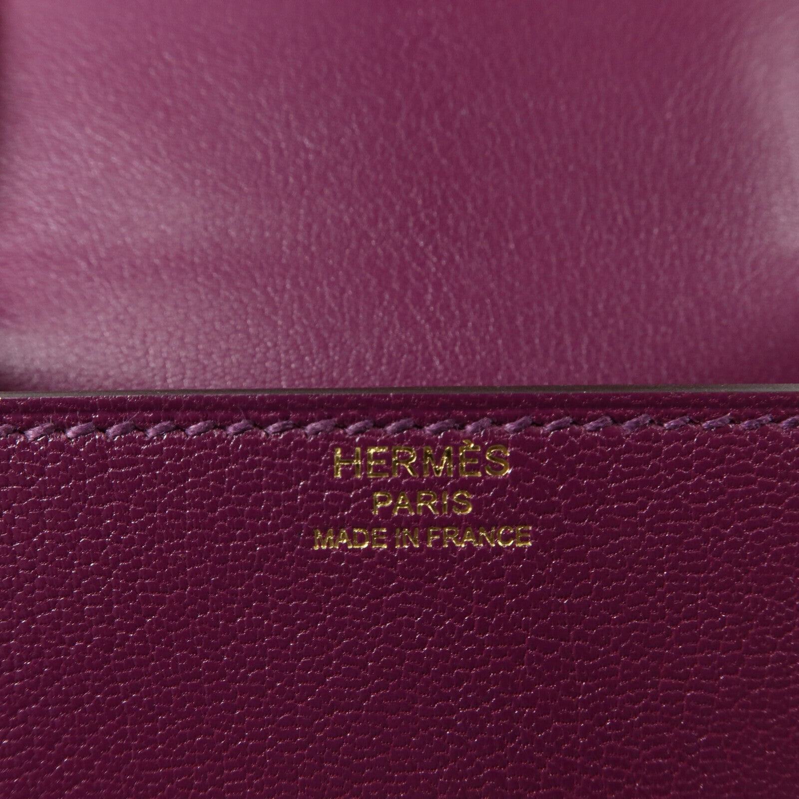 HERMES Chevre皮革Cinhetic Box肩背袋Anemone