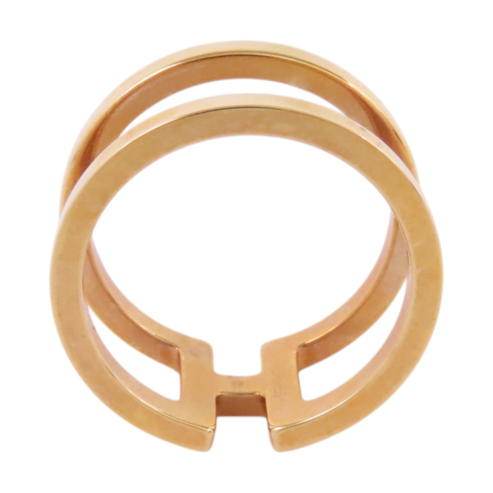 HERMES Permabrass E Enrond Scarf Ring Metal