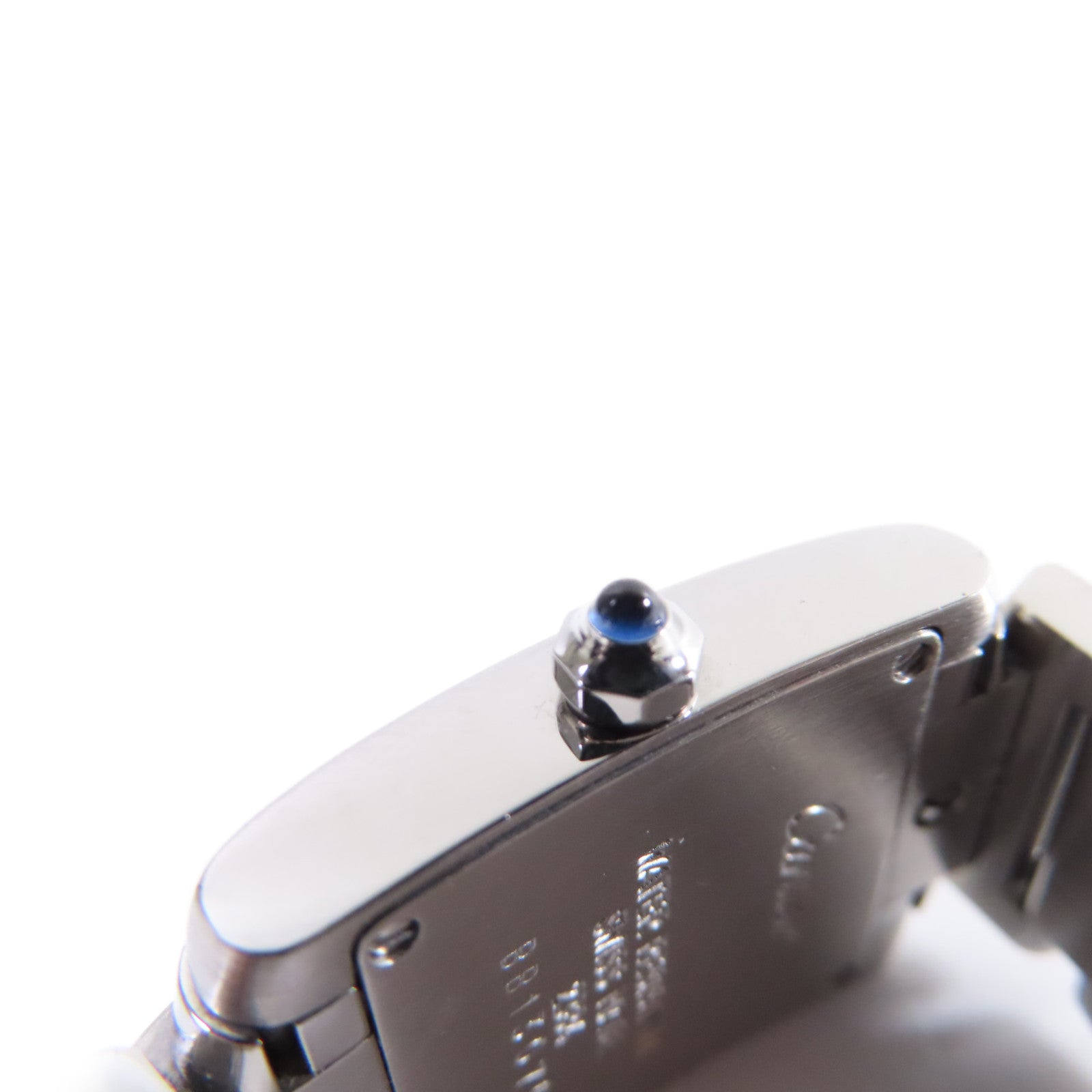 CARTIER Tank Francaise Watch不鏽鋼石英機芯手錶白色