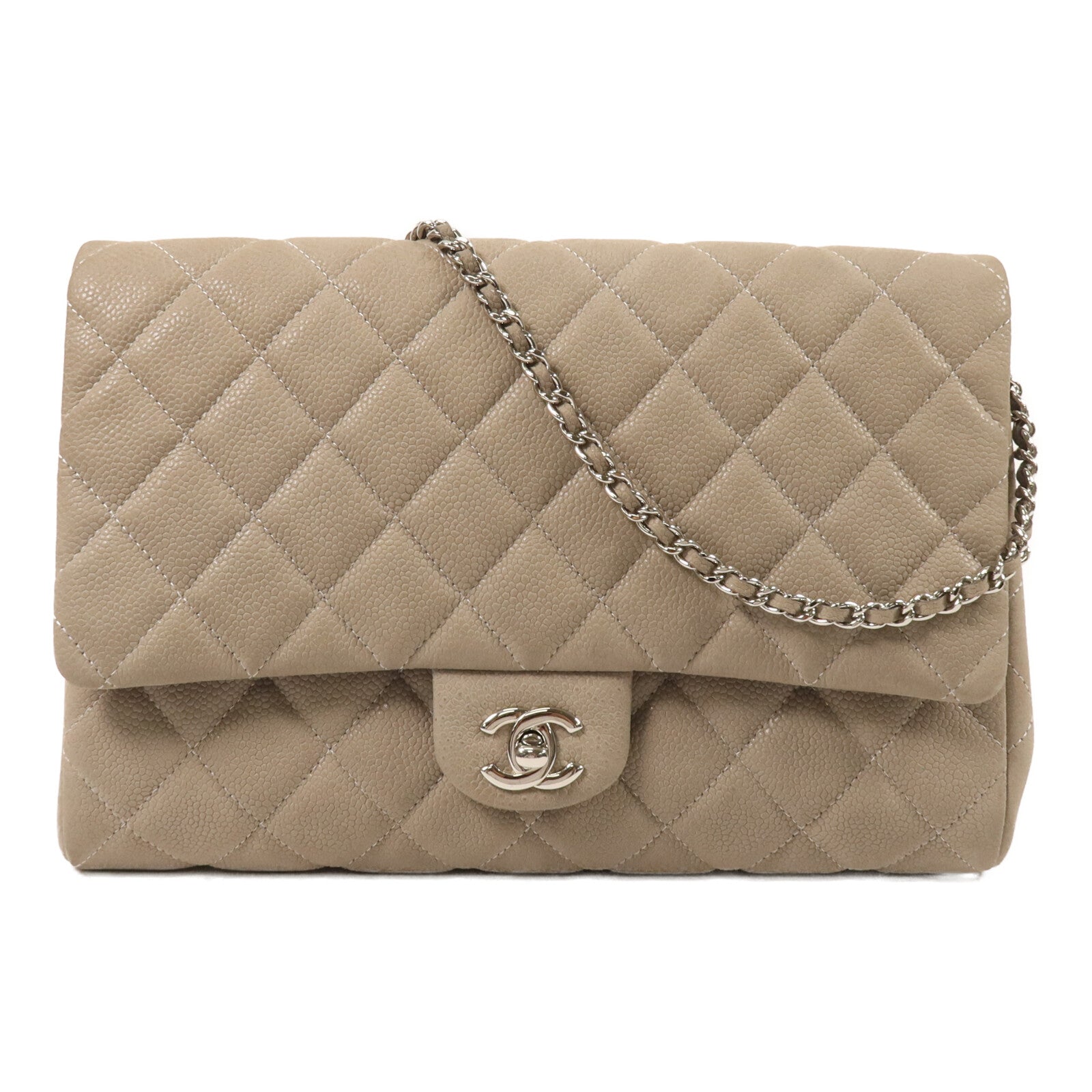 CHANEL 牛皮皮革Chain Shoulder鏈帶肩背袋