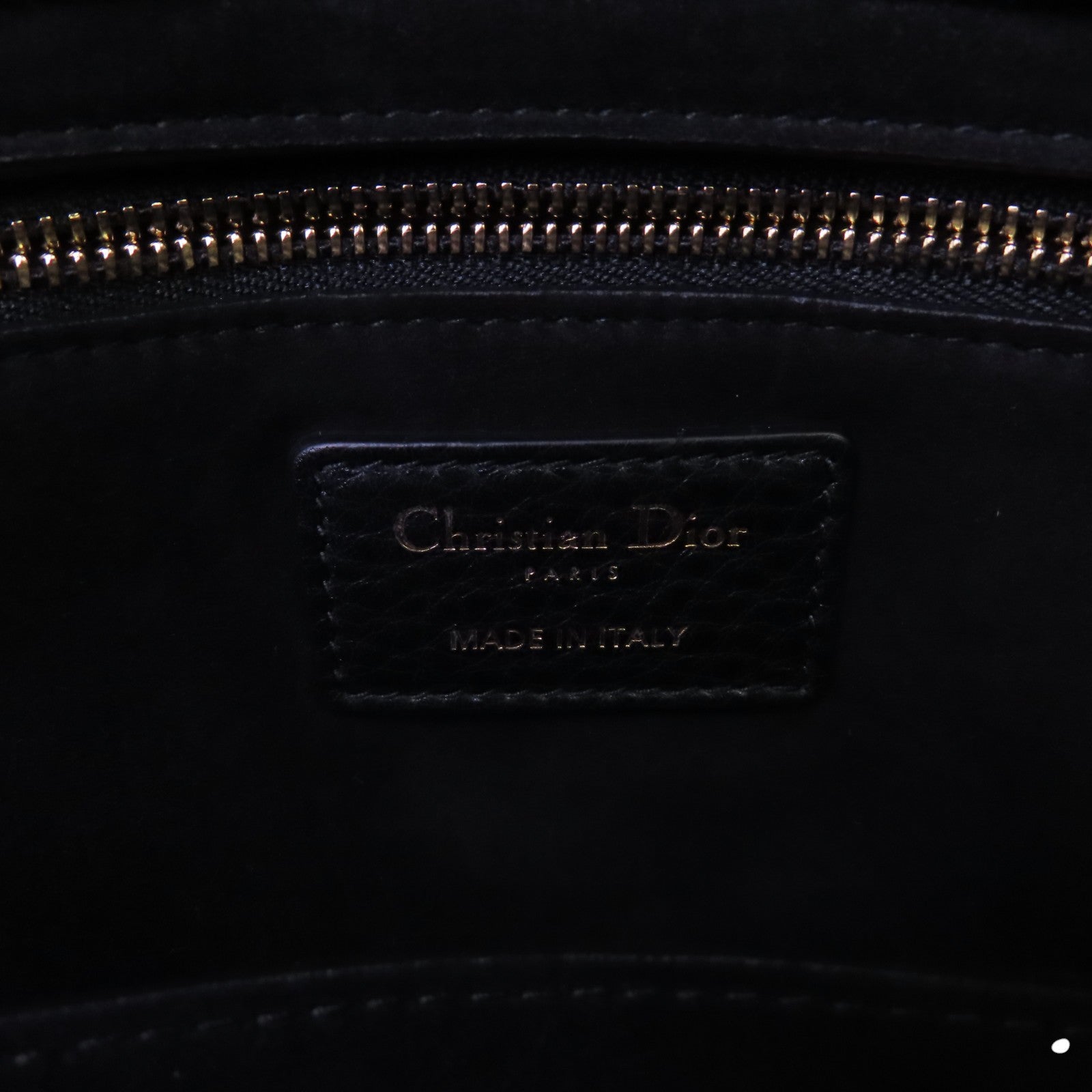 Dior 牛皮皮革Lady Dior Large金扣手挽肩背兩用袋