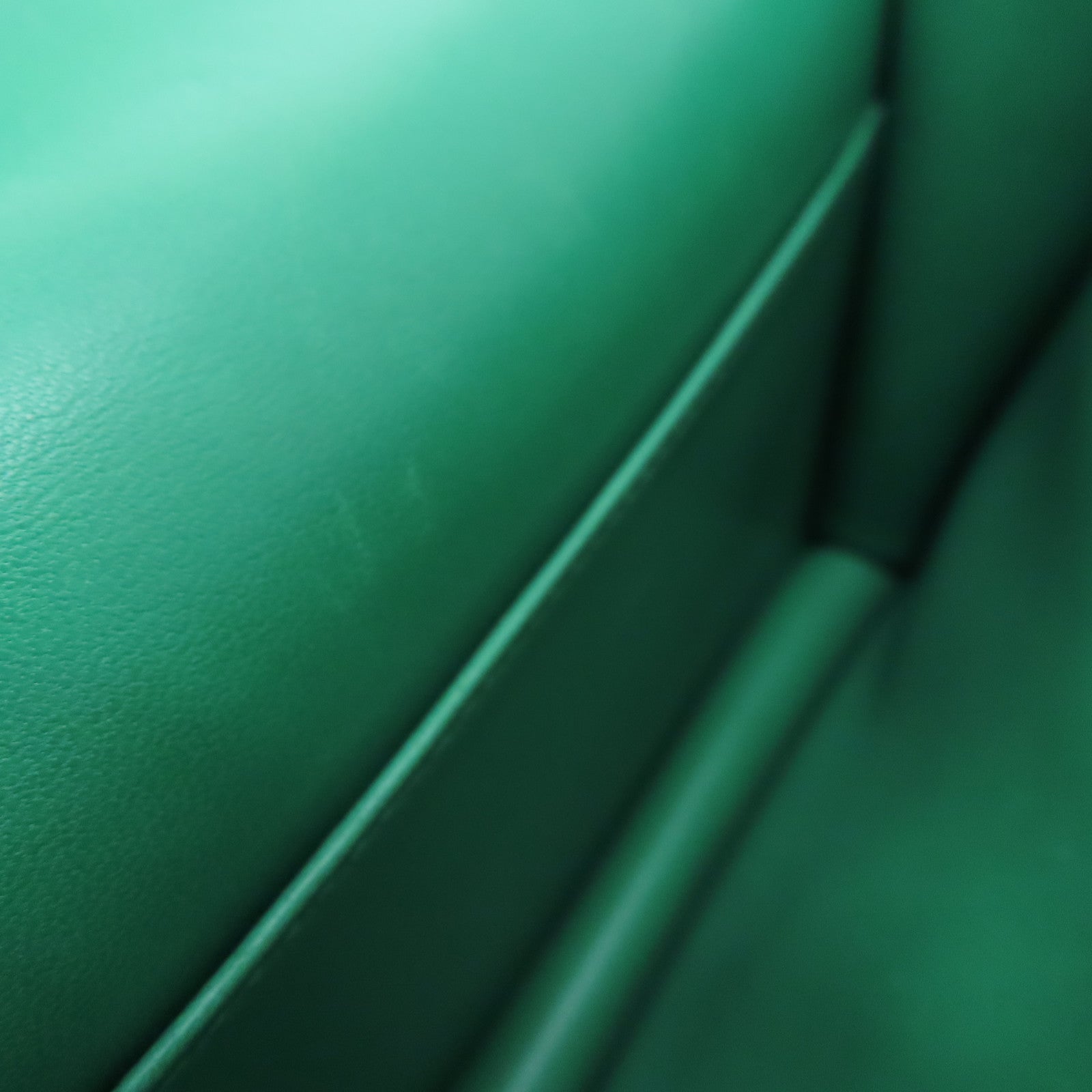 HERMES Evercolor皮革Mini Constance銀扣肩背袋Vert Vertigo絲絨綠色