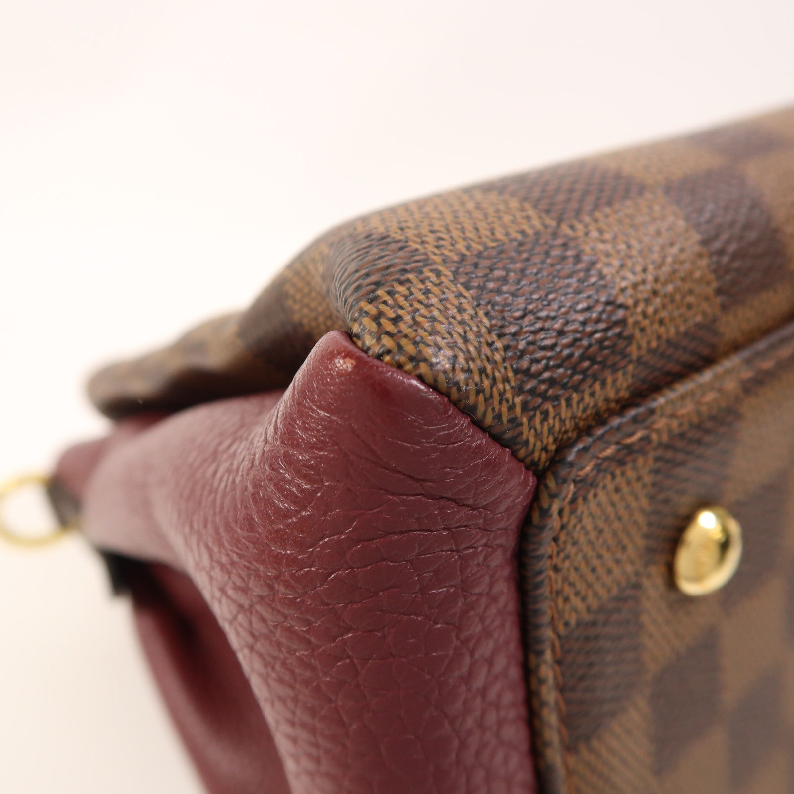 LOUIS VUITTON 【激減優惠】Damier Normandy金扣手挽肩背兩用袋