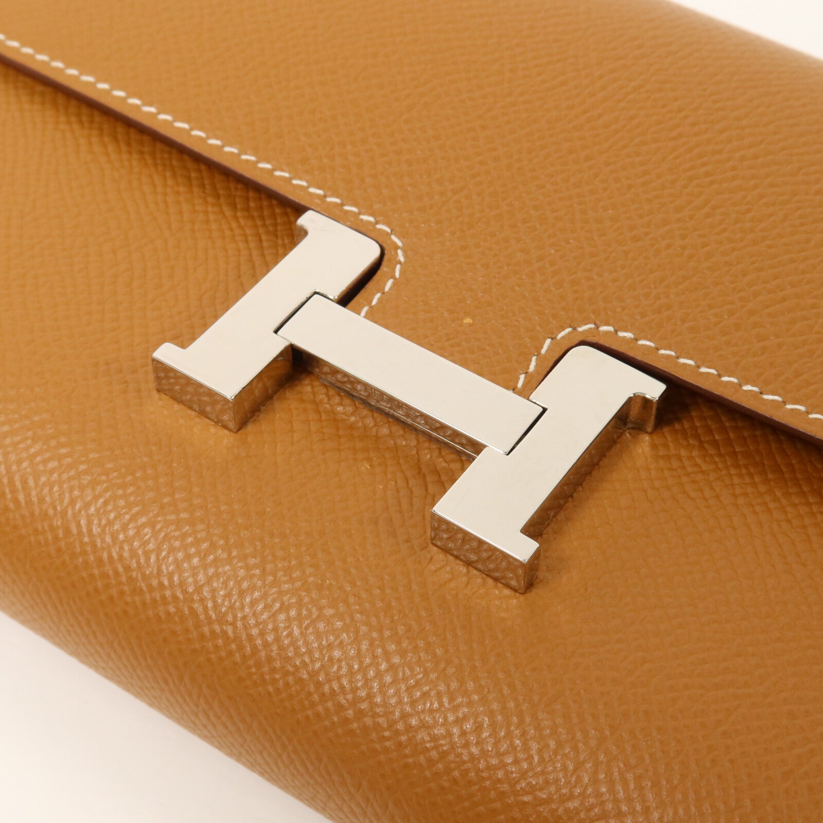 HERMES Epsom皮革Constance To Go肩背袋Gold