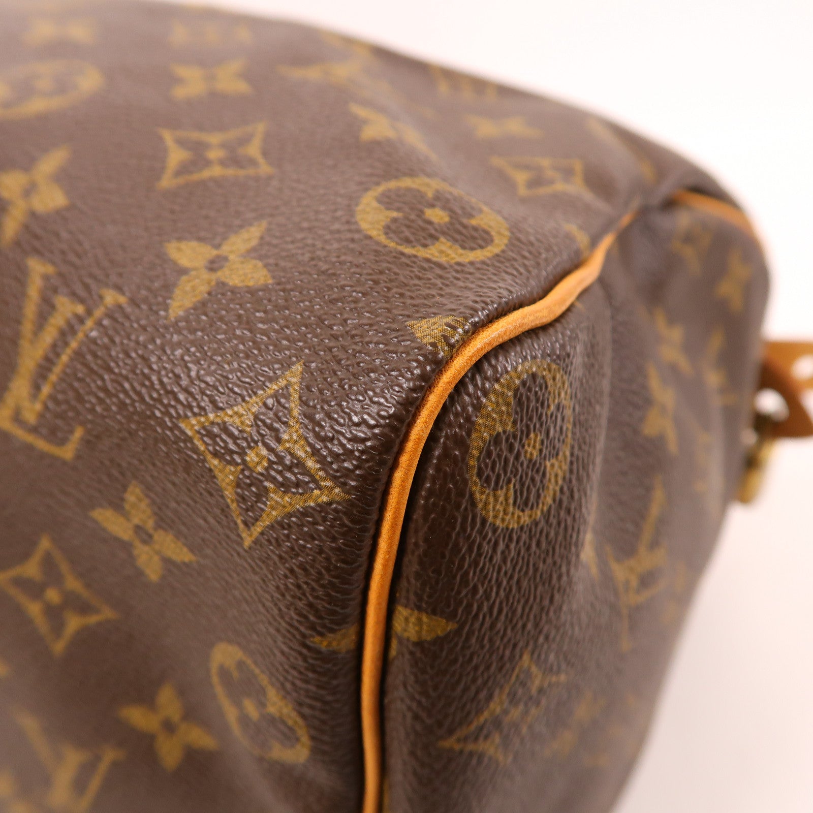 LOUIS VUITTON Monogram Speedy 35金扣手挽袋
