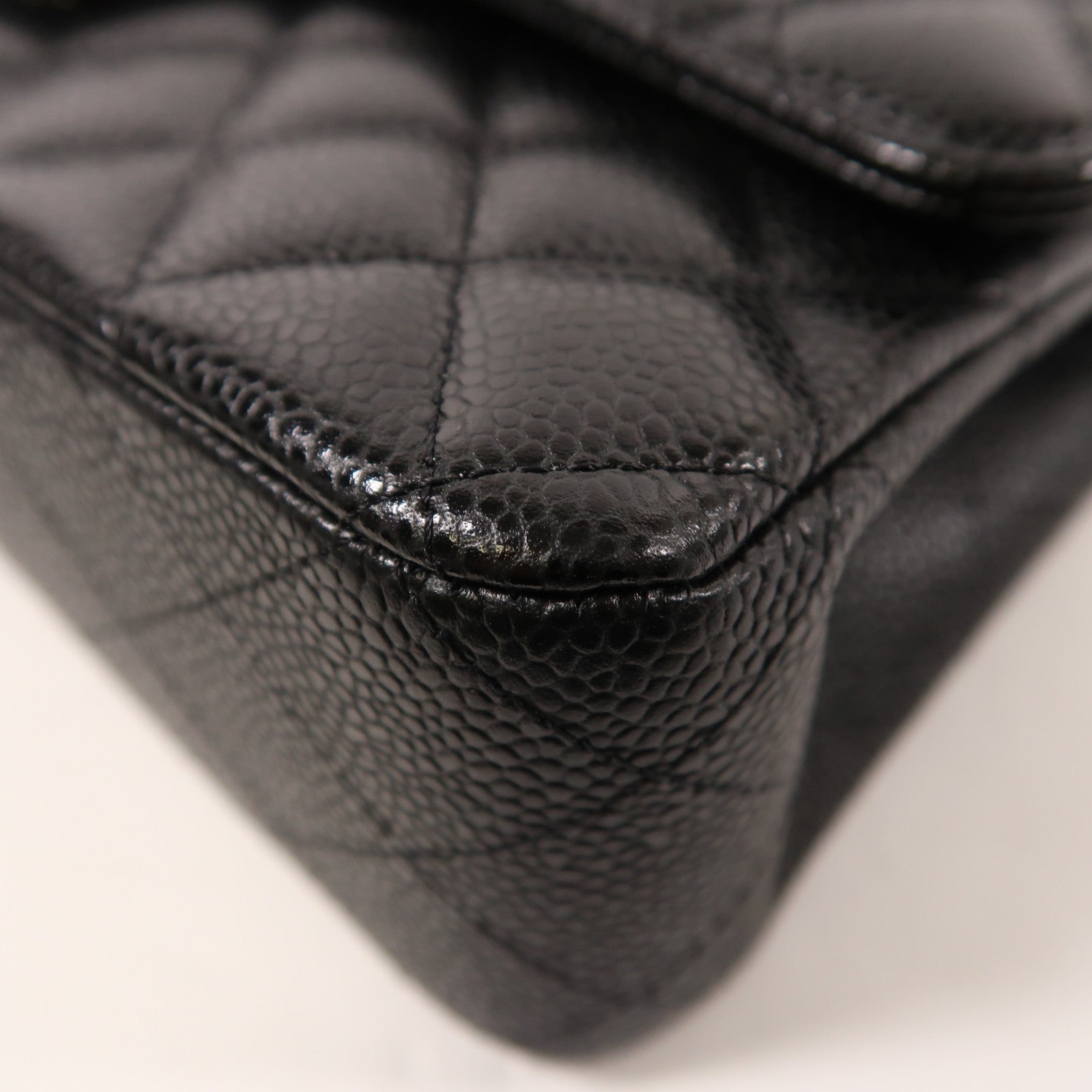 CHANEL 牛皮皮革Classic 25銀扣鏈帶肩背袋