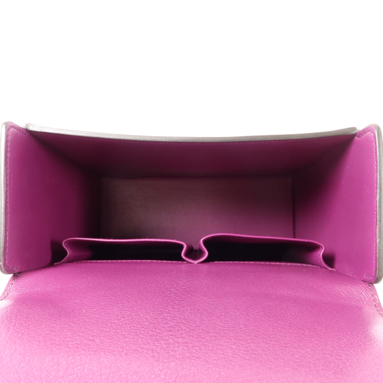 HERMES Chevre皮革Cinhetic Box肩背袋Anemone
