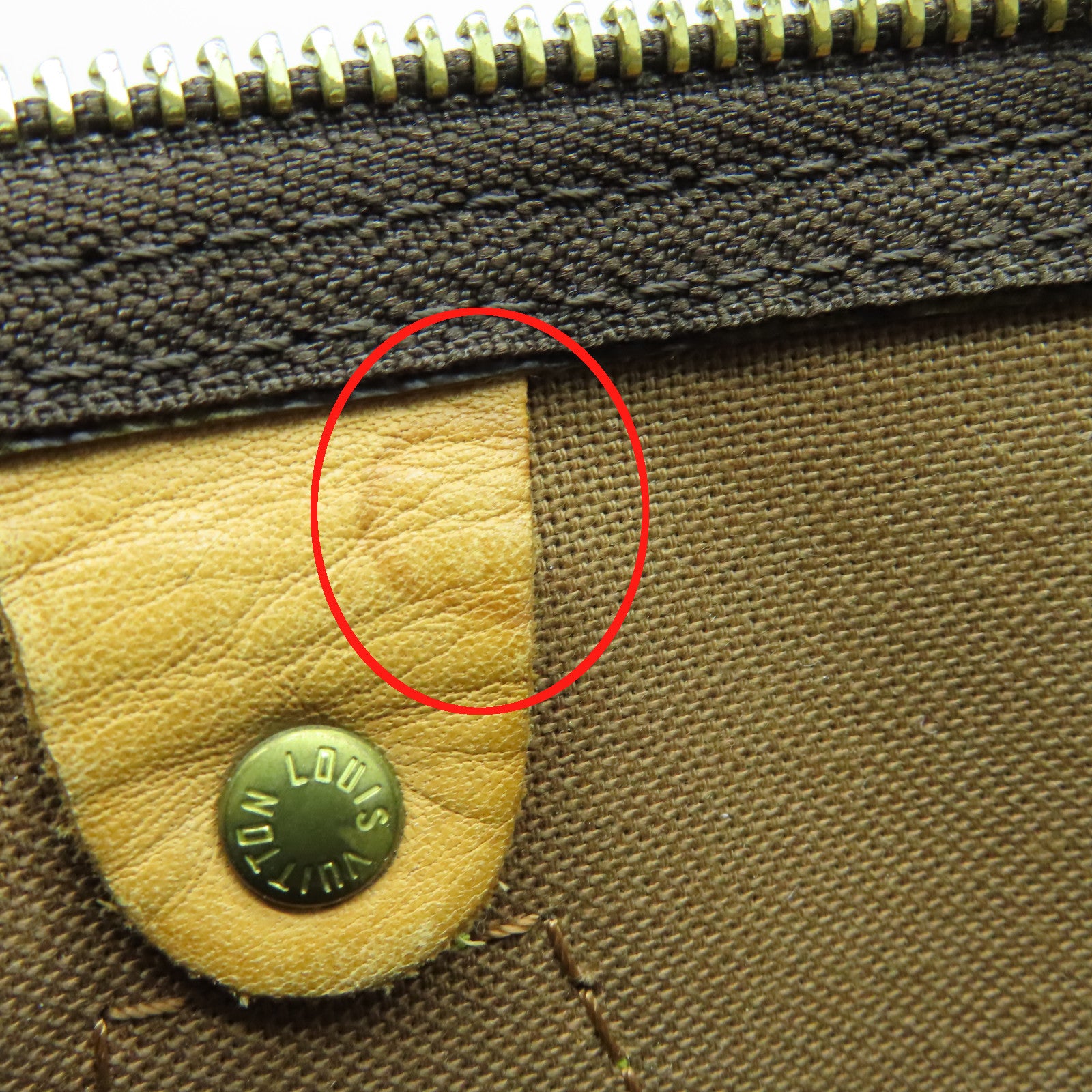 LOUIS VUITTON Monogram Speedy 25金扣手挽袋啡色