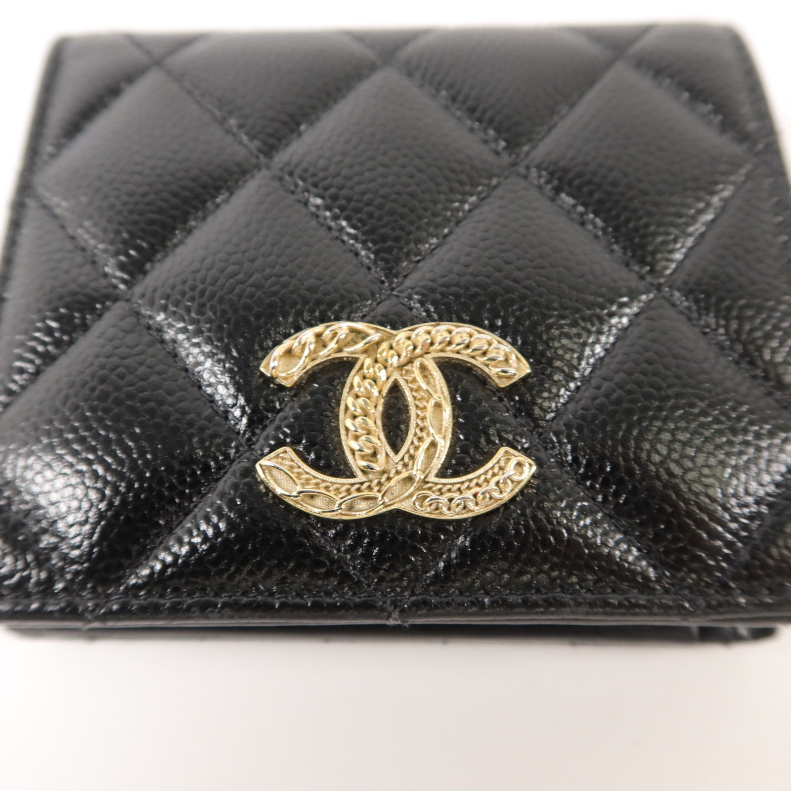 CHANEL 牛皮皮革Bifold Wallet錢包