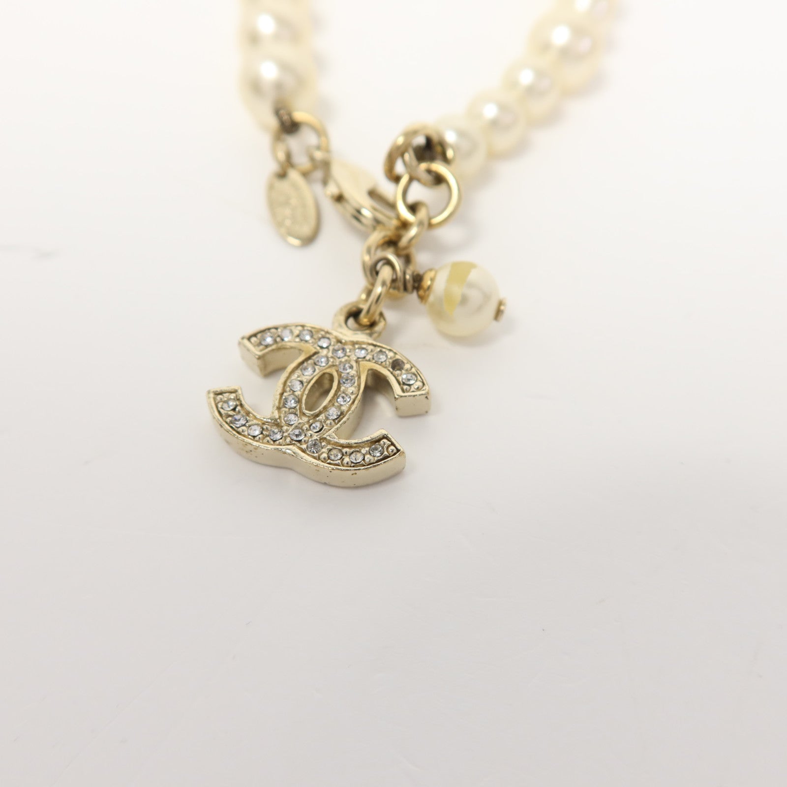 CHANEL 金屬/水晶Bracelet手鏈