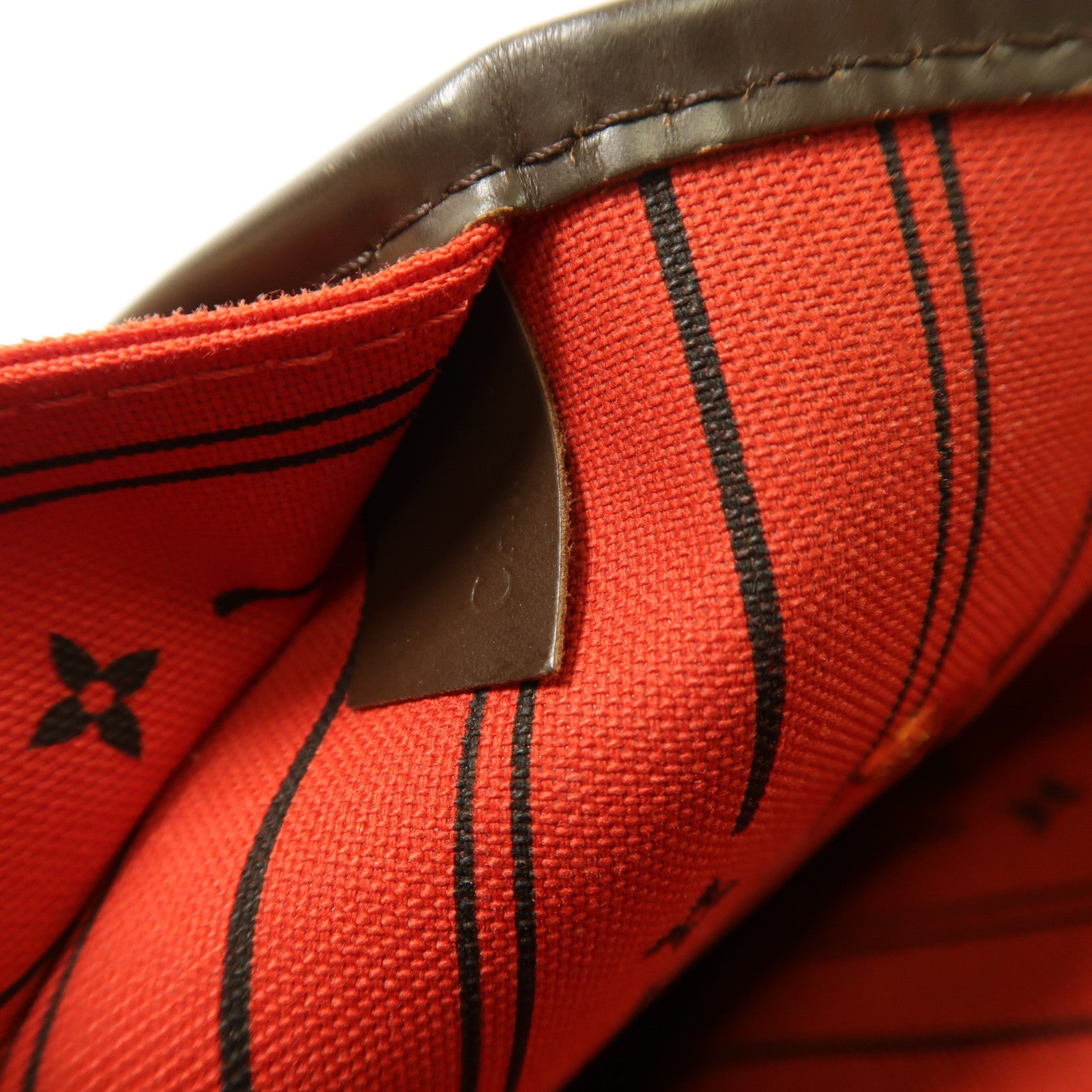LOUIS VUITTON Damier Neverfull MM金扣手挽袋/肩背袋